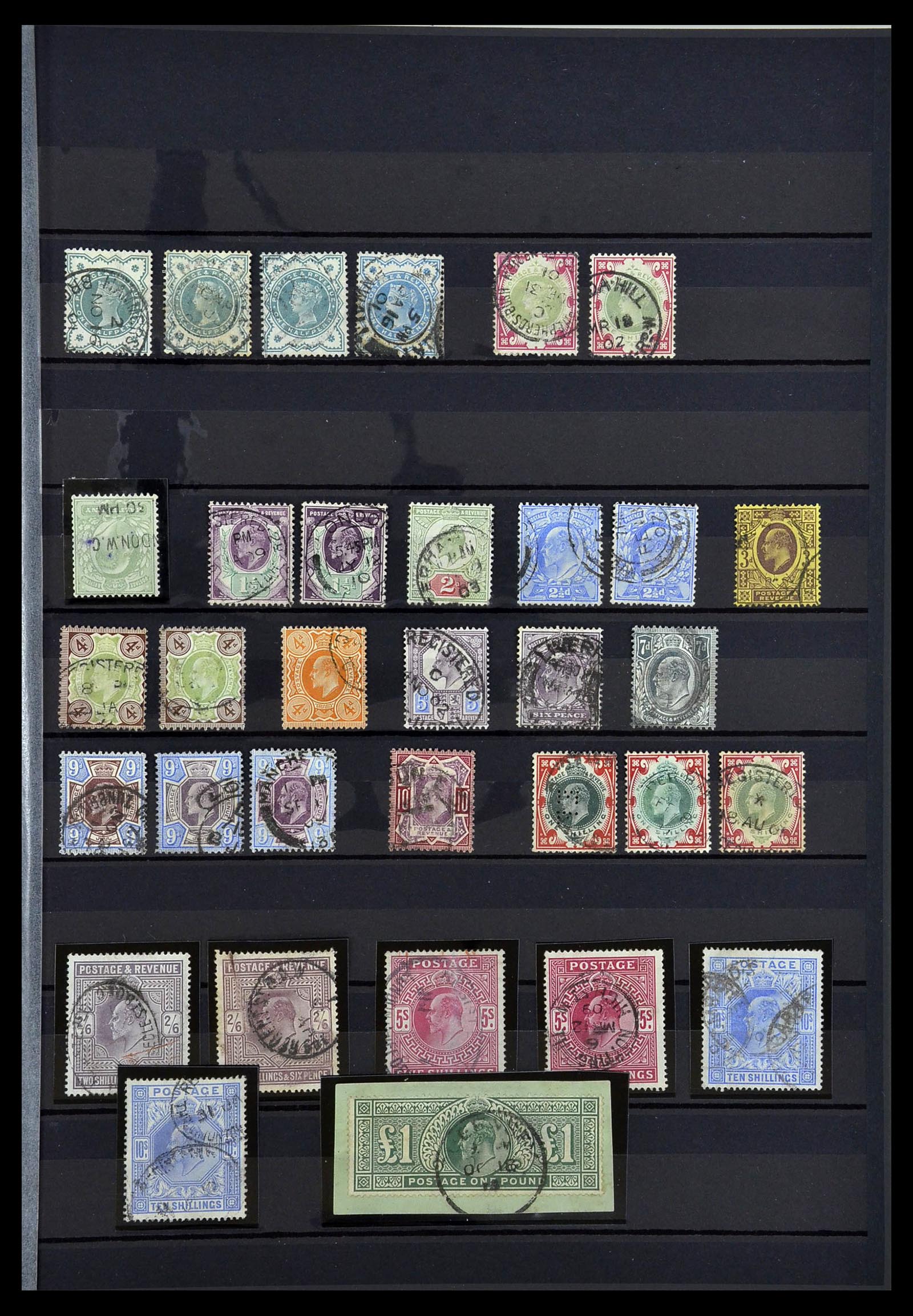 34075 009 - Postzegelverzameling 34075 Engeland 1840-1980.