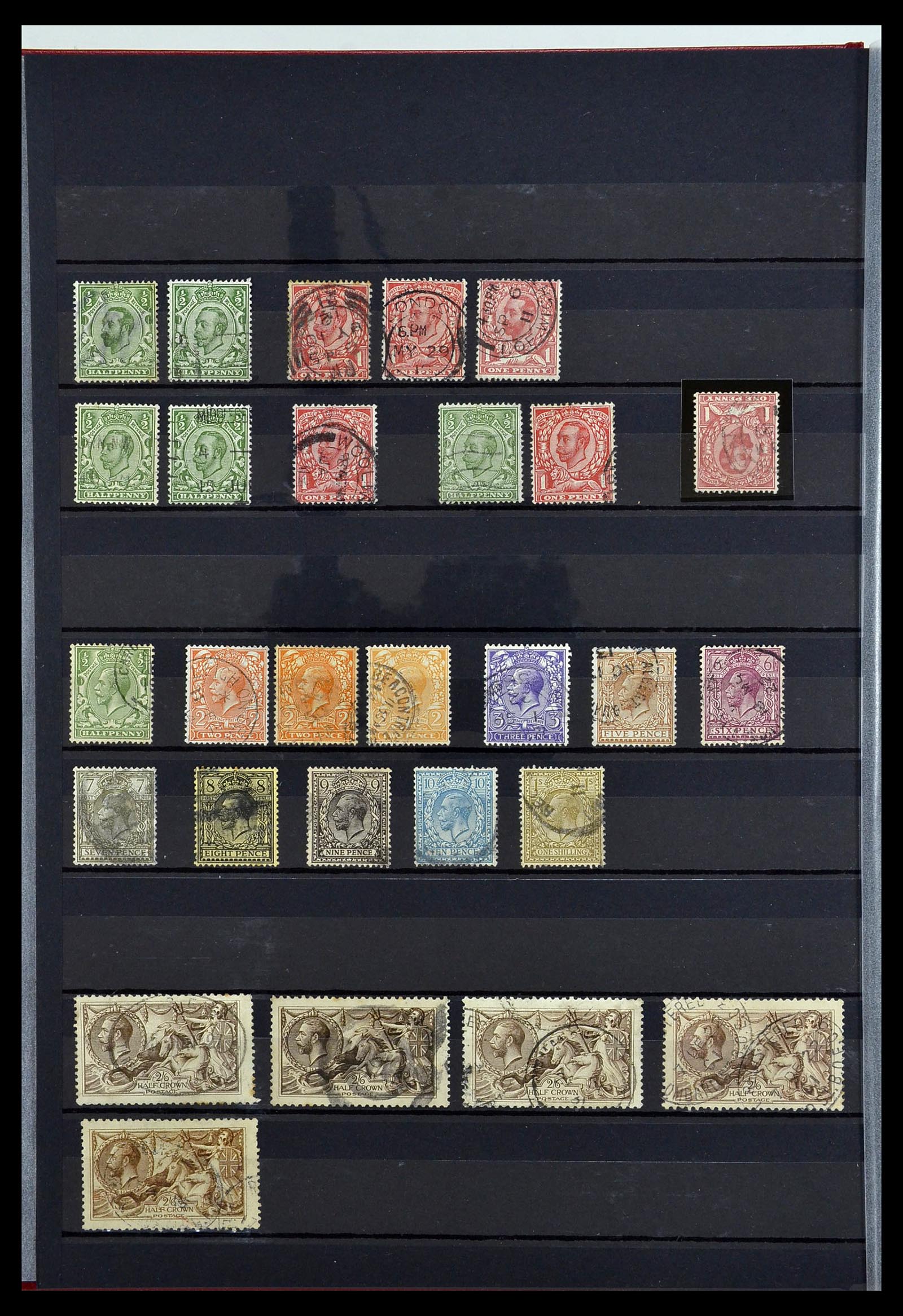 34075 010 - Postzegelverzameling 34075 Engeland 1840-1980.