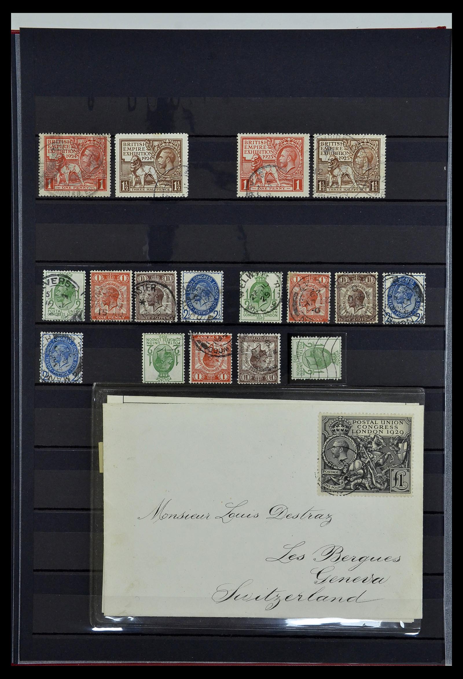 34075 012 - Postzegelverzameling 34075 Engeland 1840-1980.