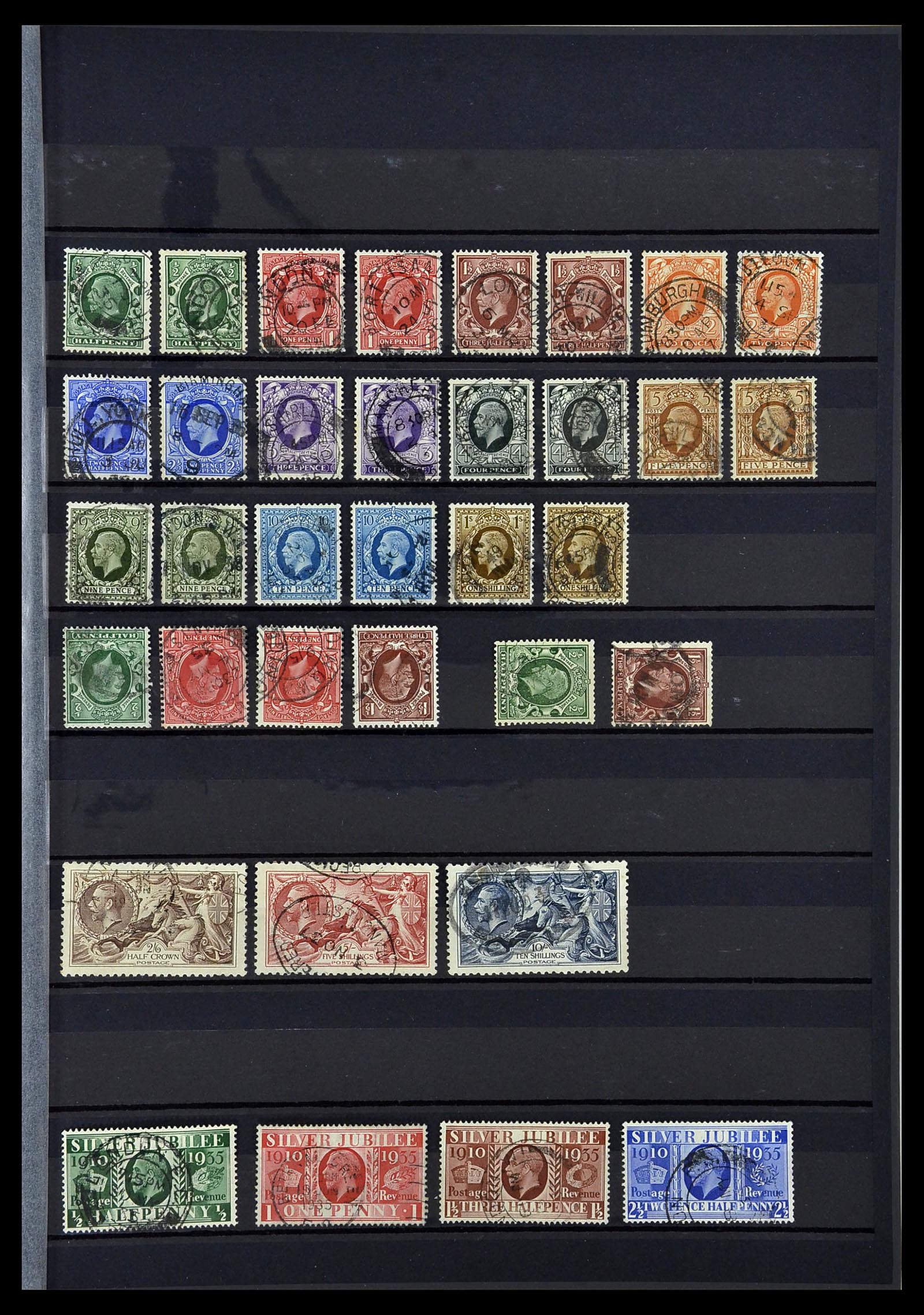 34075 013 - Postzegelverzameling 34075 Engeland 1840-1980.