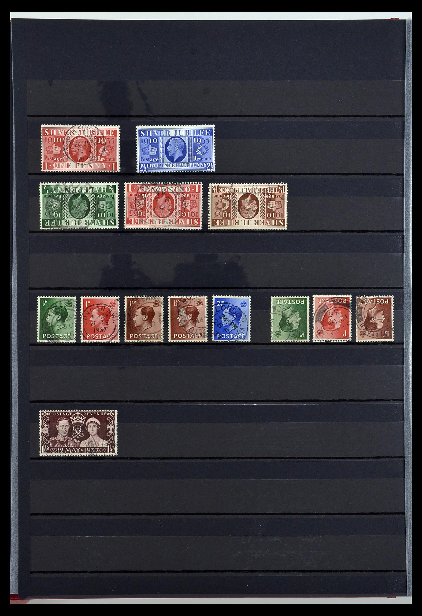 34075 014 - Postzegelverzameling 34075 Engeland 1840-1980.