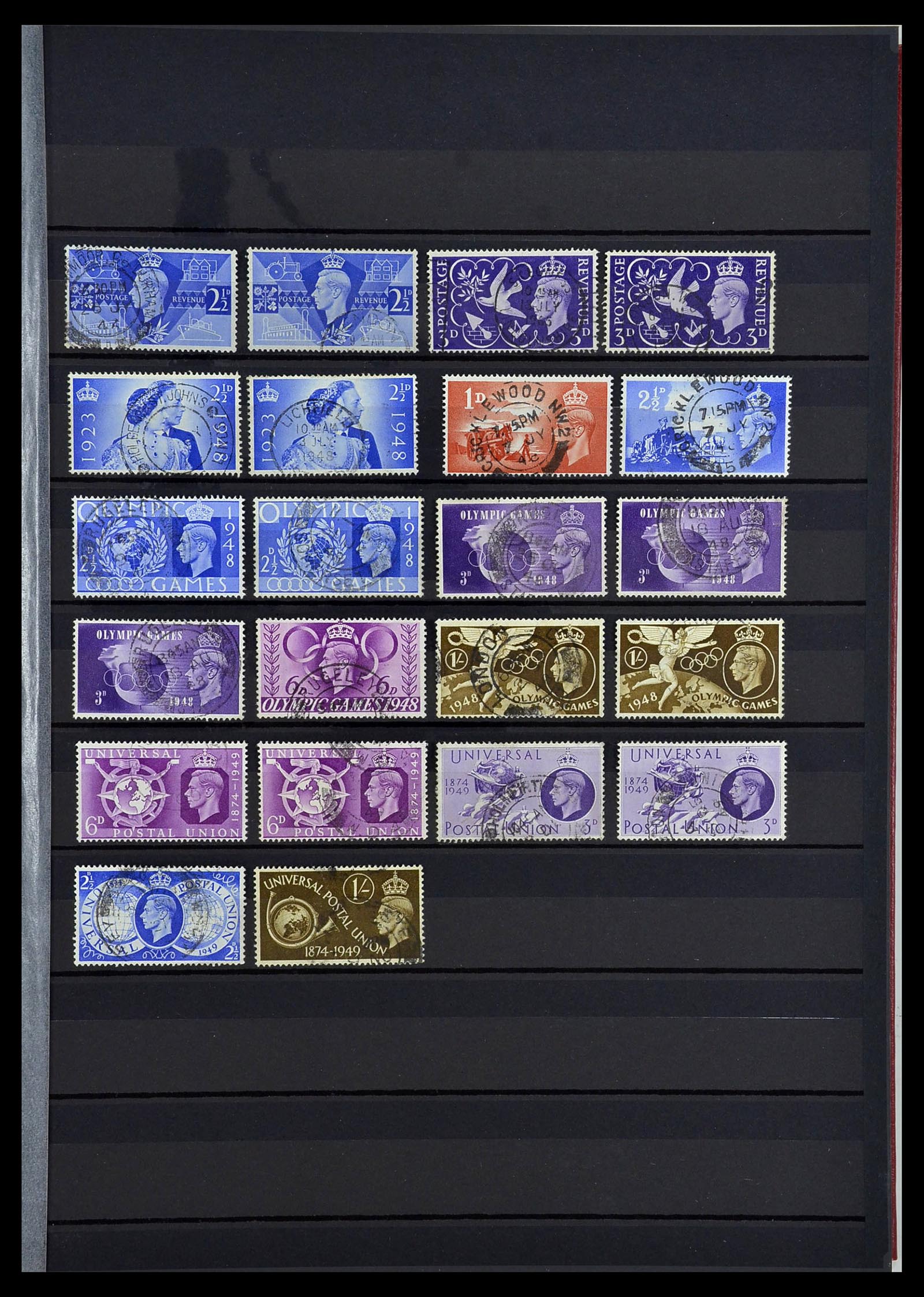 34075 017 - Postzegelverzameling 34075 Engeland 1840-1980.