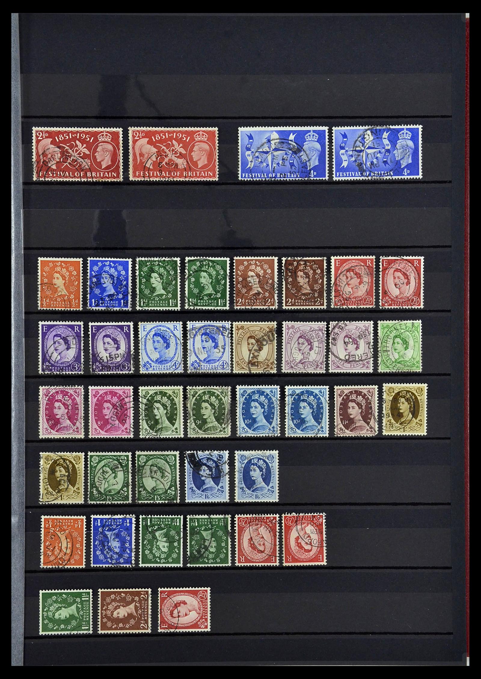 34075 019 - Postzegelverzameling 34075 Engeland 1840-1980.