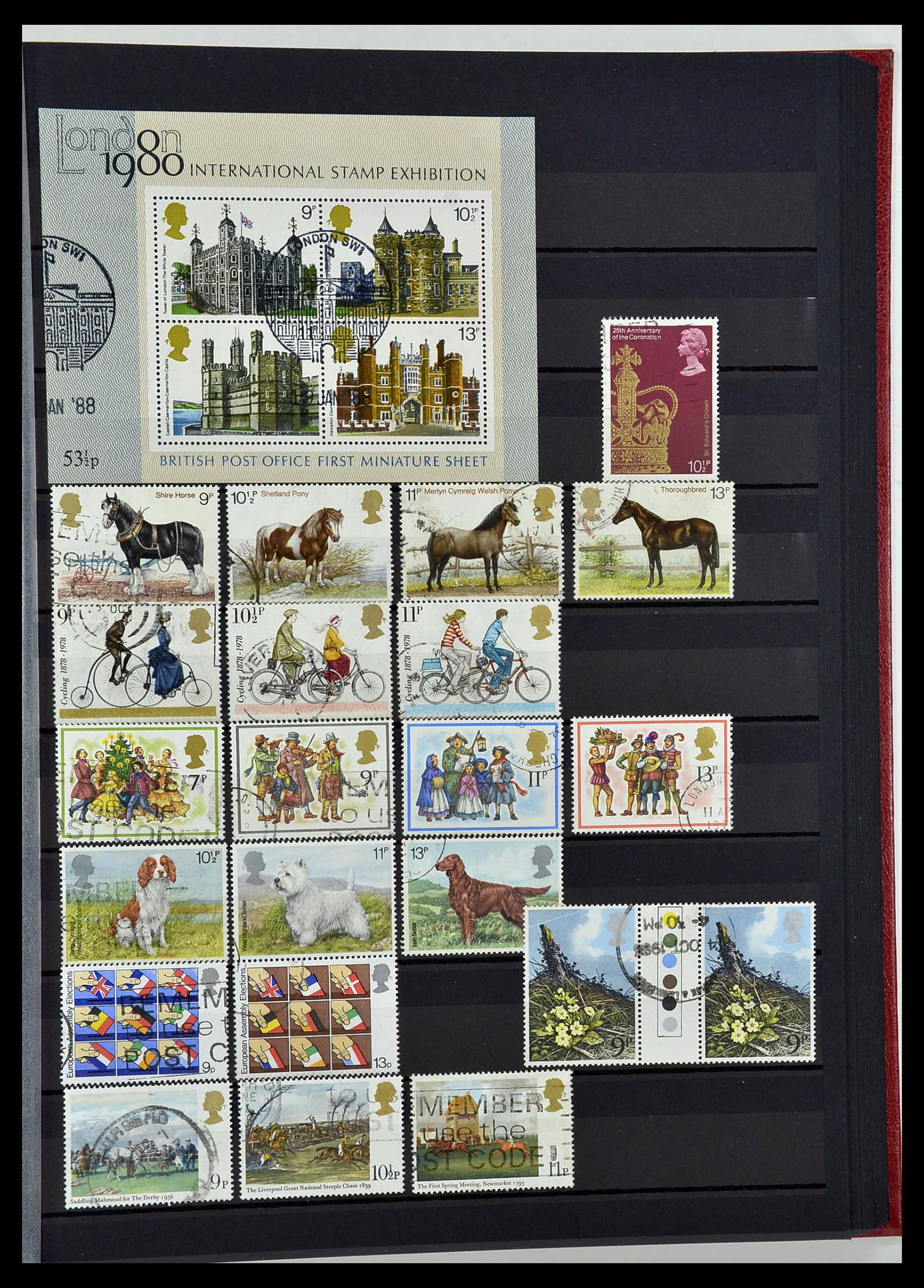 34075 039 - Stamp collection 34075 Great Britain 1840-1980.