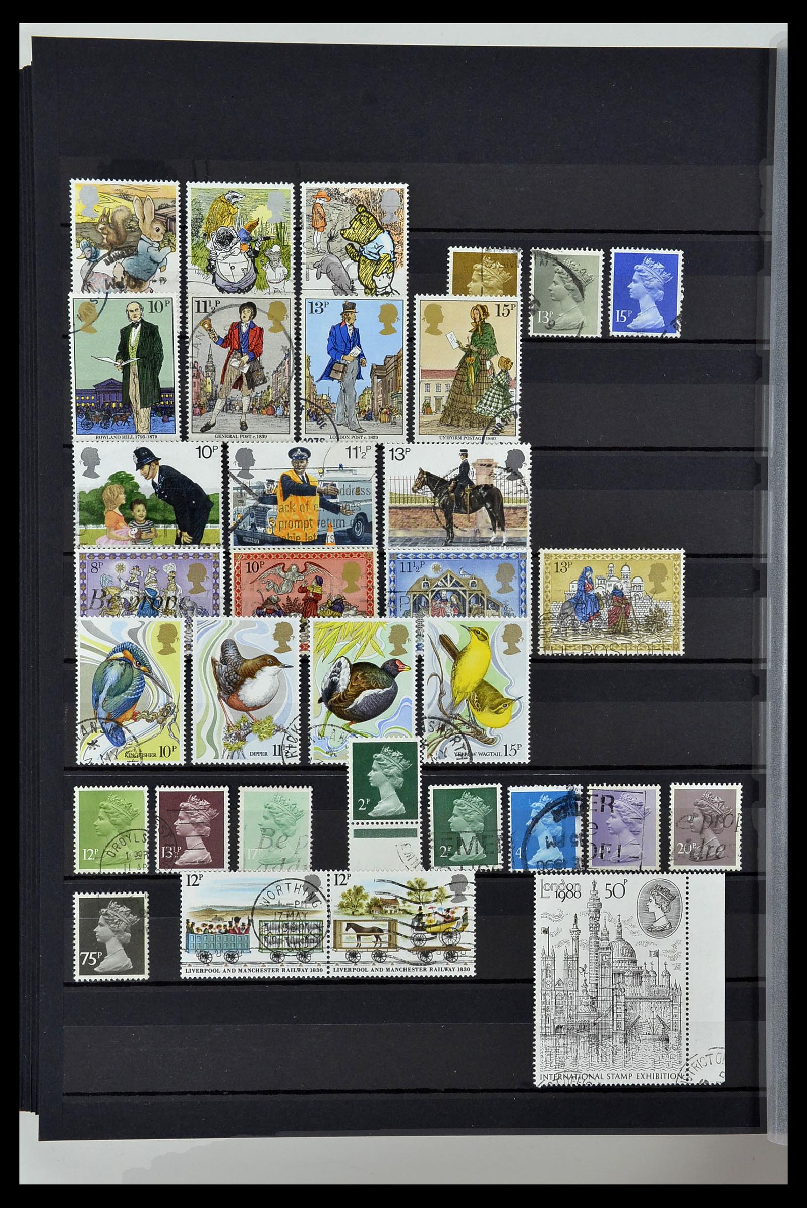 34075 040 - Stamp collection 34075 Great Britain 1840-1980.
