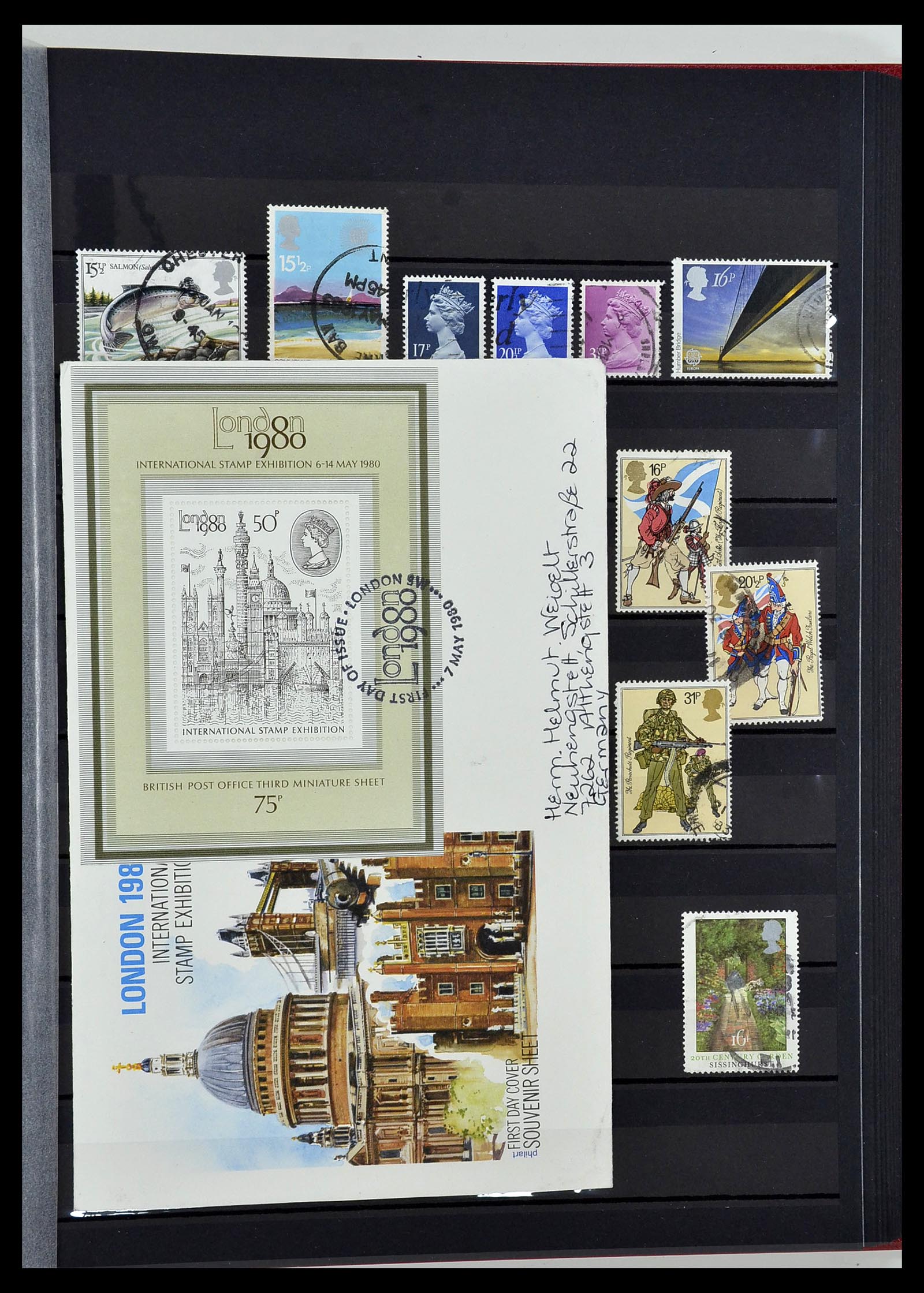 34075 043 - Postzegelverzameling 34075 Engeland 1840-1980.