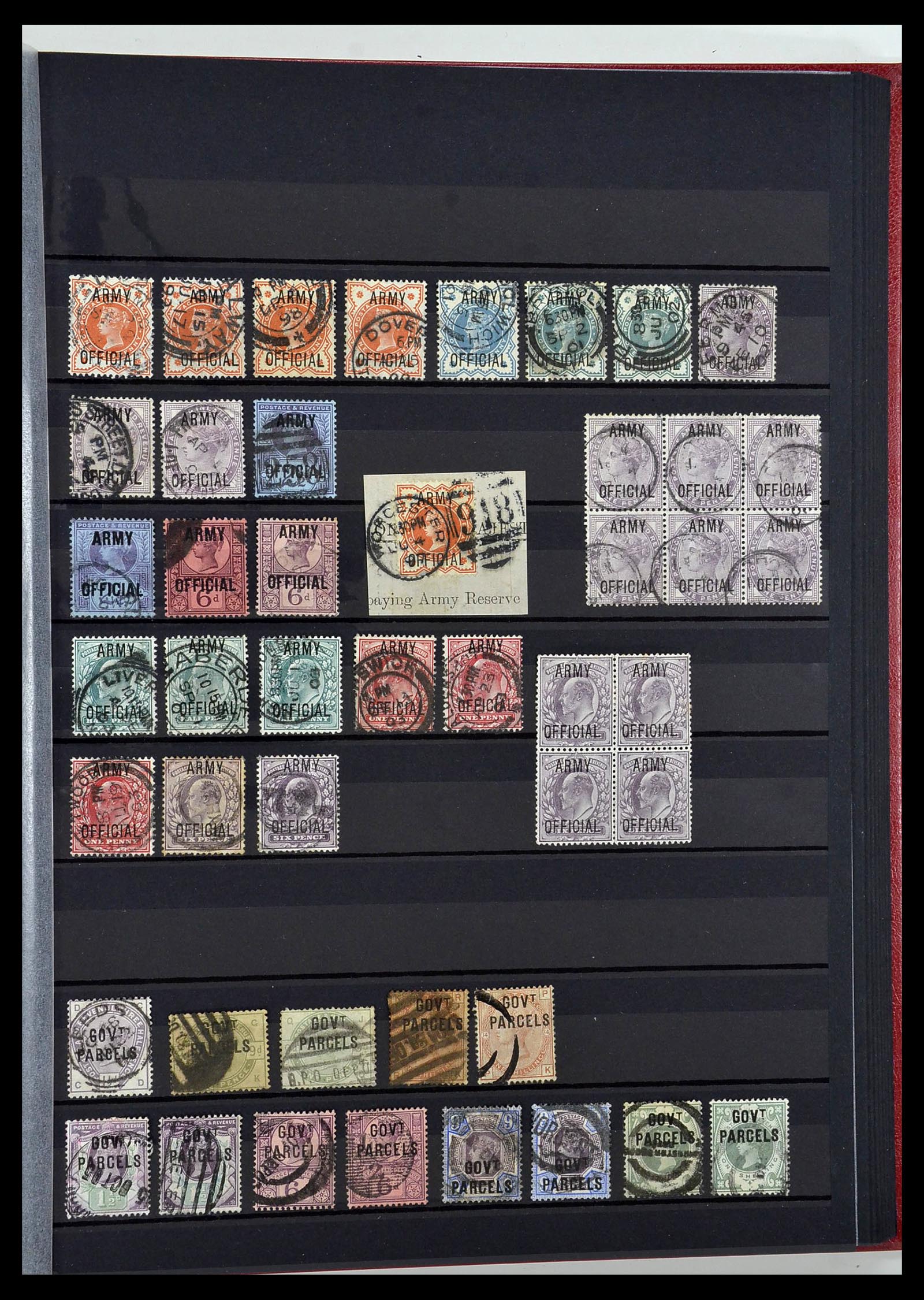 34075 045 - Postzegelverzameling 34075 Engeland 1840-1980.