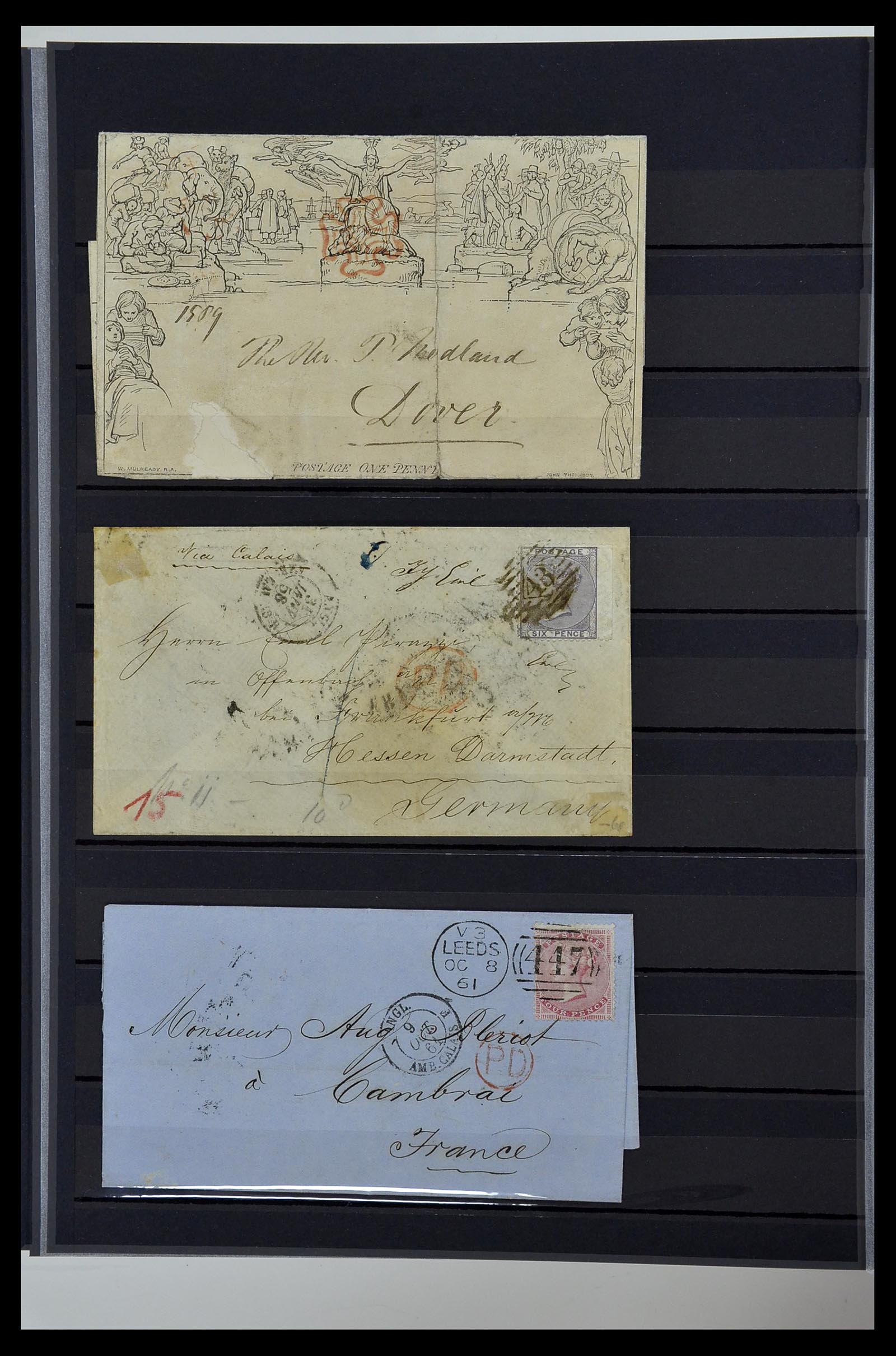 34075 054 - Postzegelverzameling 34075 Engeland 1840-1980.