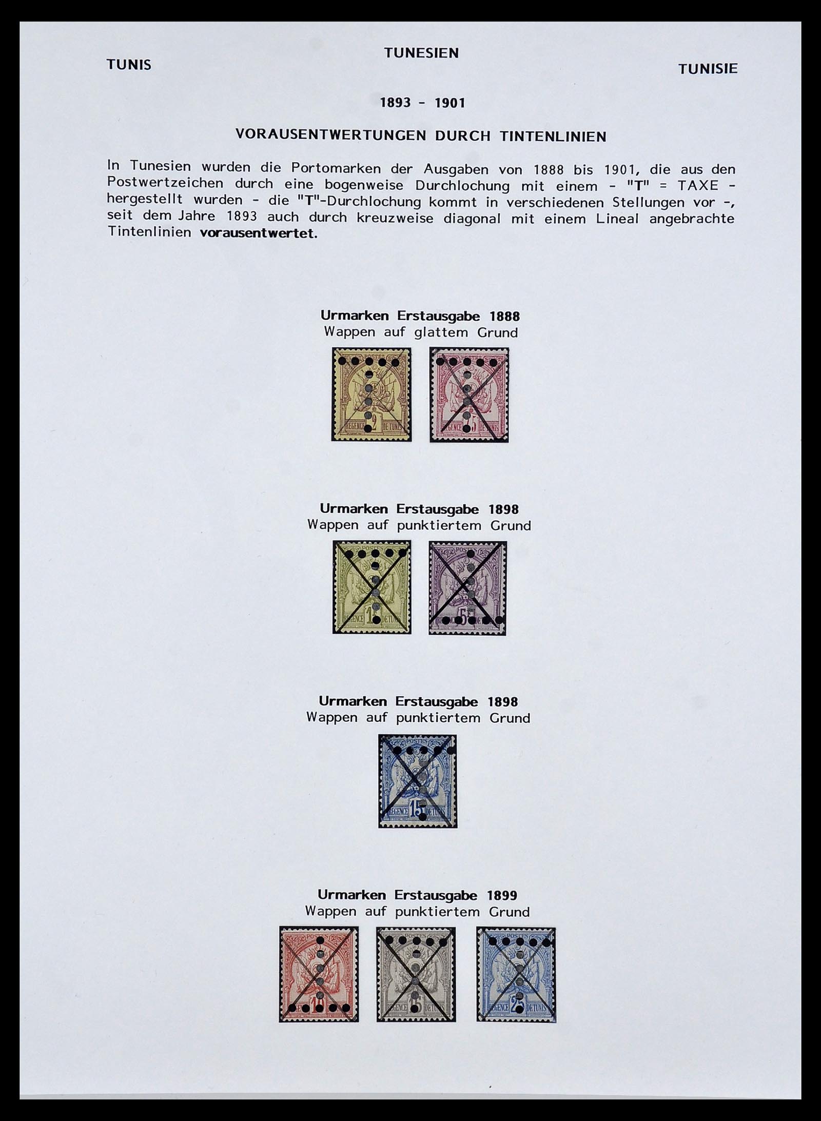 34076 007 - Stamp collection 34076 Algeria precancels 1924-1963.