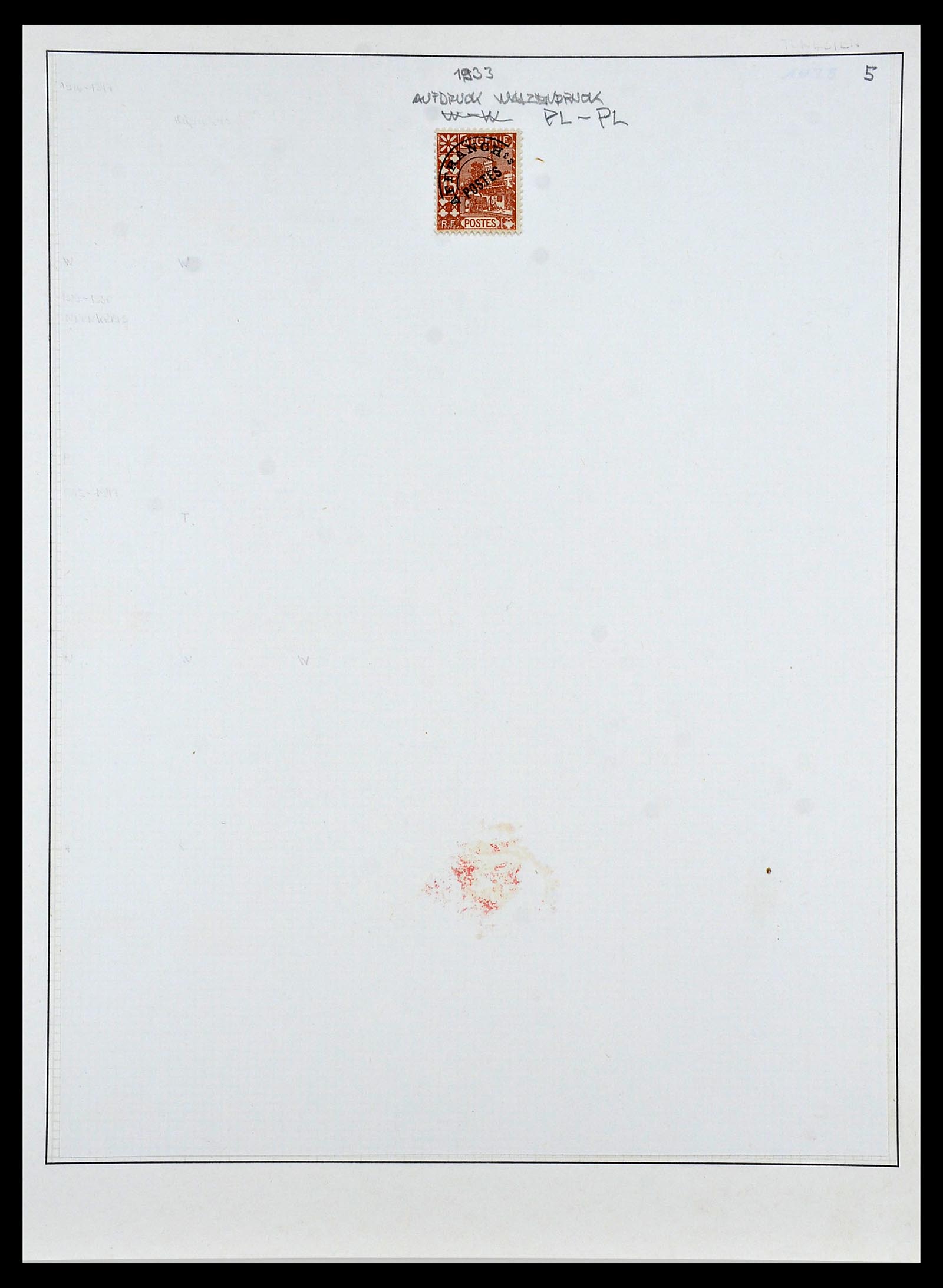 34076 014 - Postzegelverzameling 34076 Algerije voorafstempelingen 1924-1963.