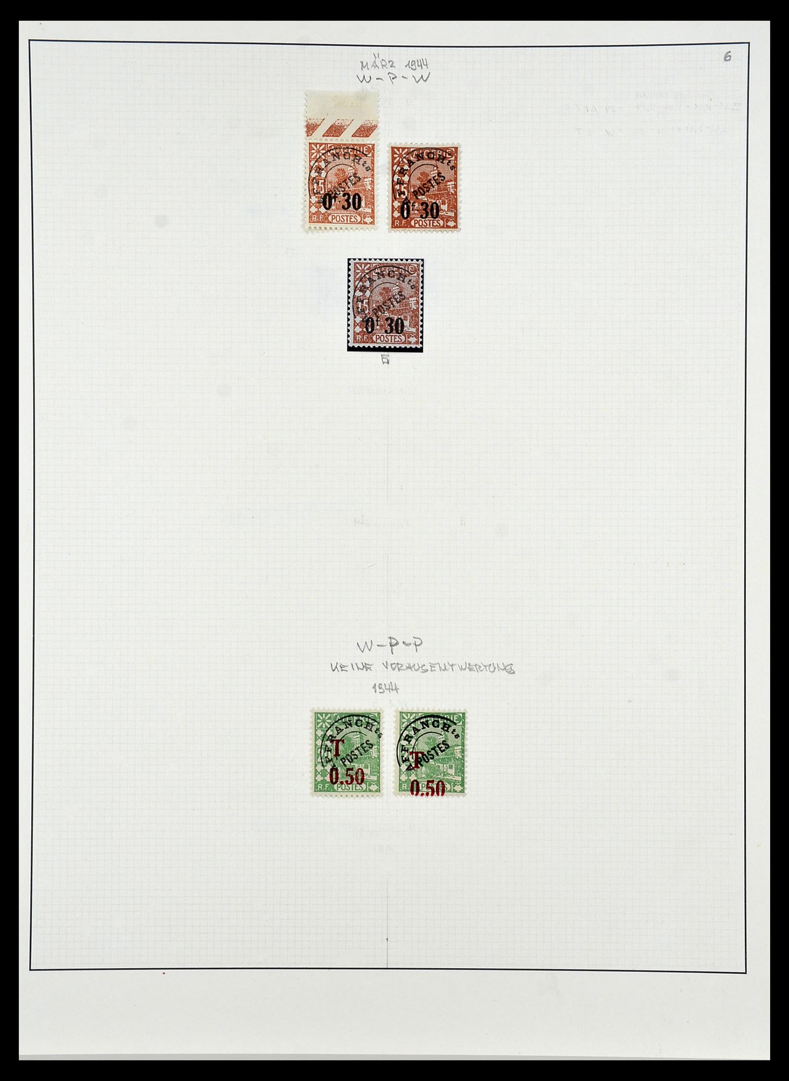 34076 015 - Postzegelverzameling 34076 Algerije voorafstempelingen 1924-1963.