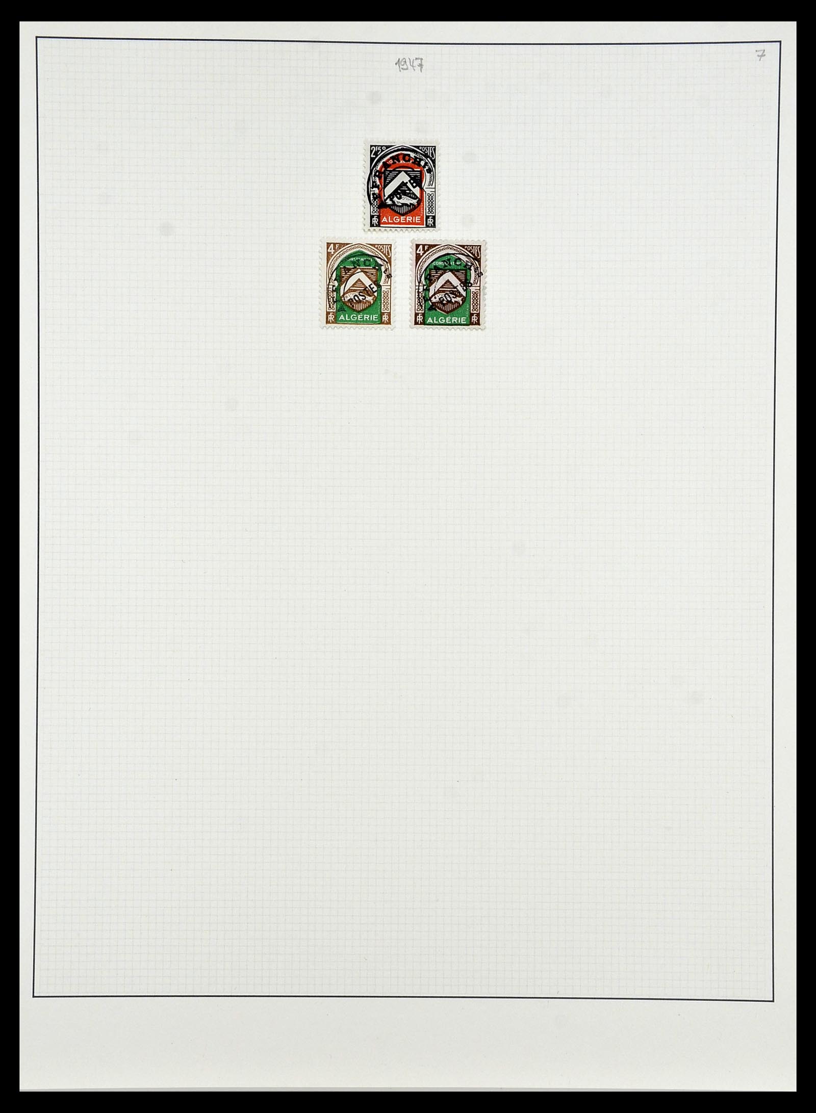 34076 016 - Postzegelverzameling 34076 Algerije voorafstempelingen 1924-1963.