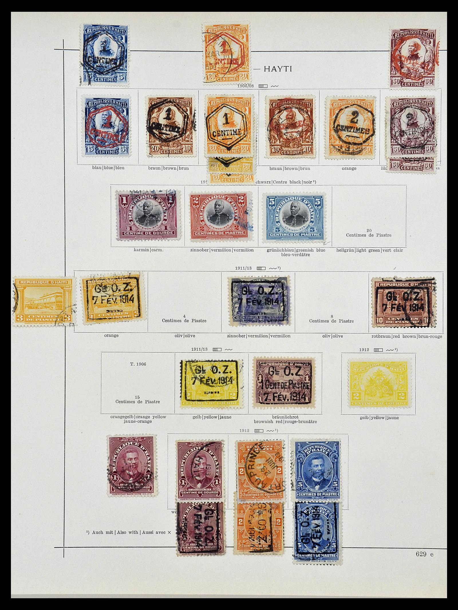 34078 006 - Postzegelverzameling 34078 Haïti 1881-1970.