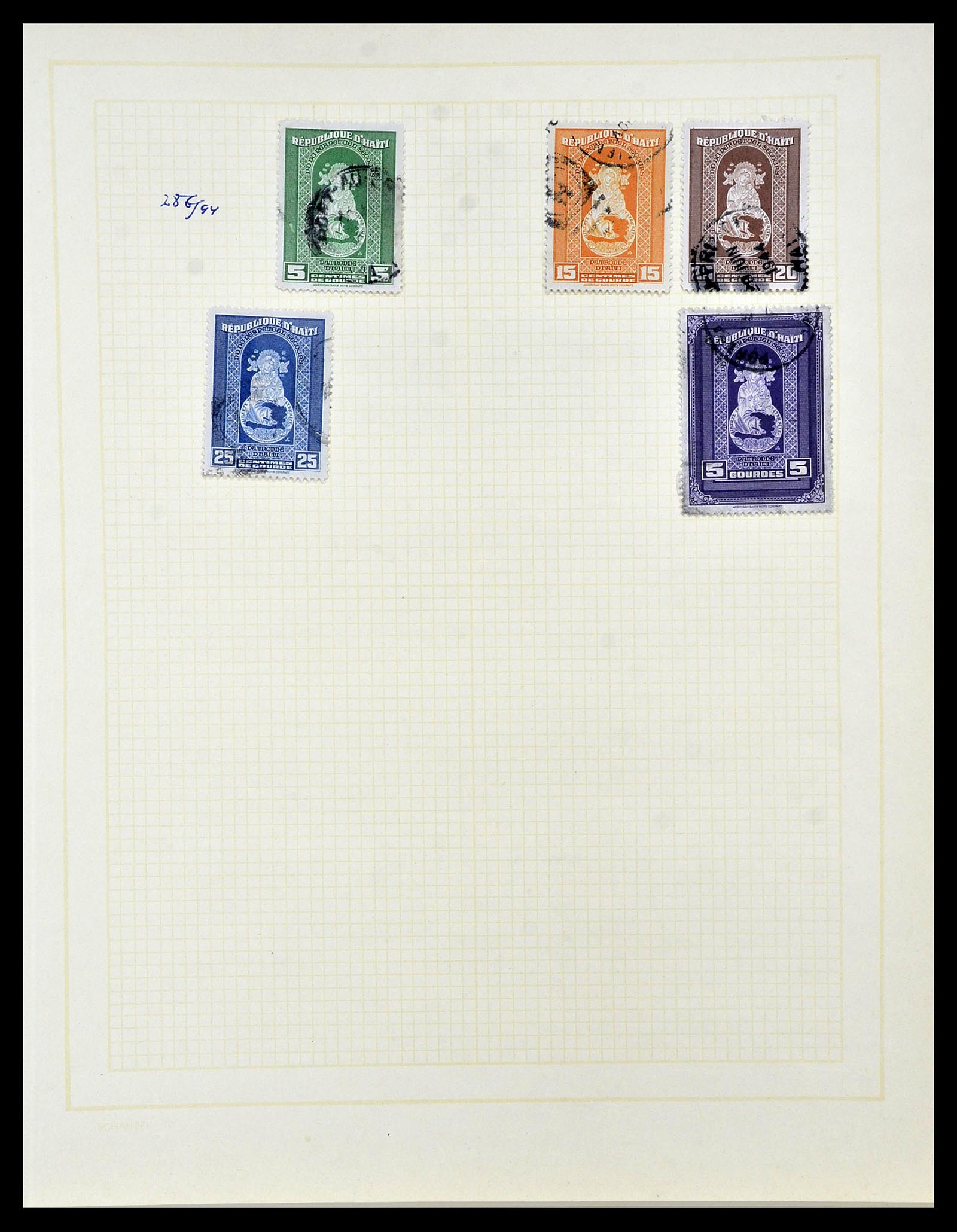 34078 014 - Stamp collection 34078 Haïti 1881-1970.