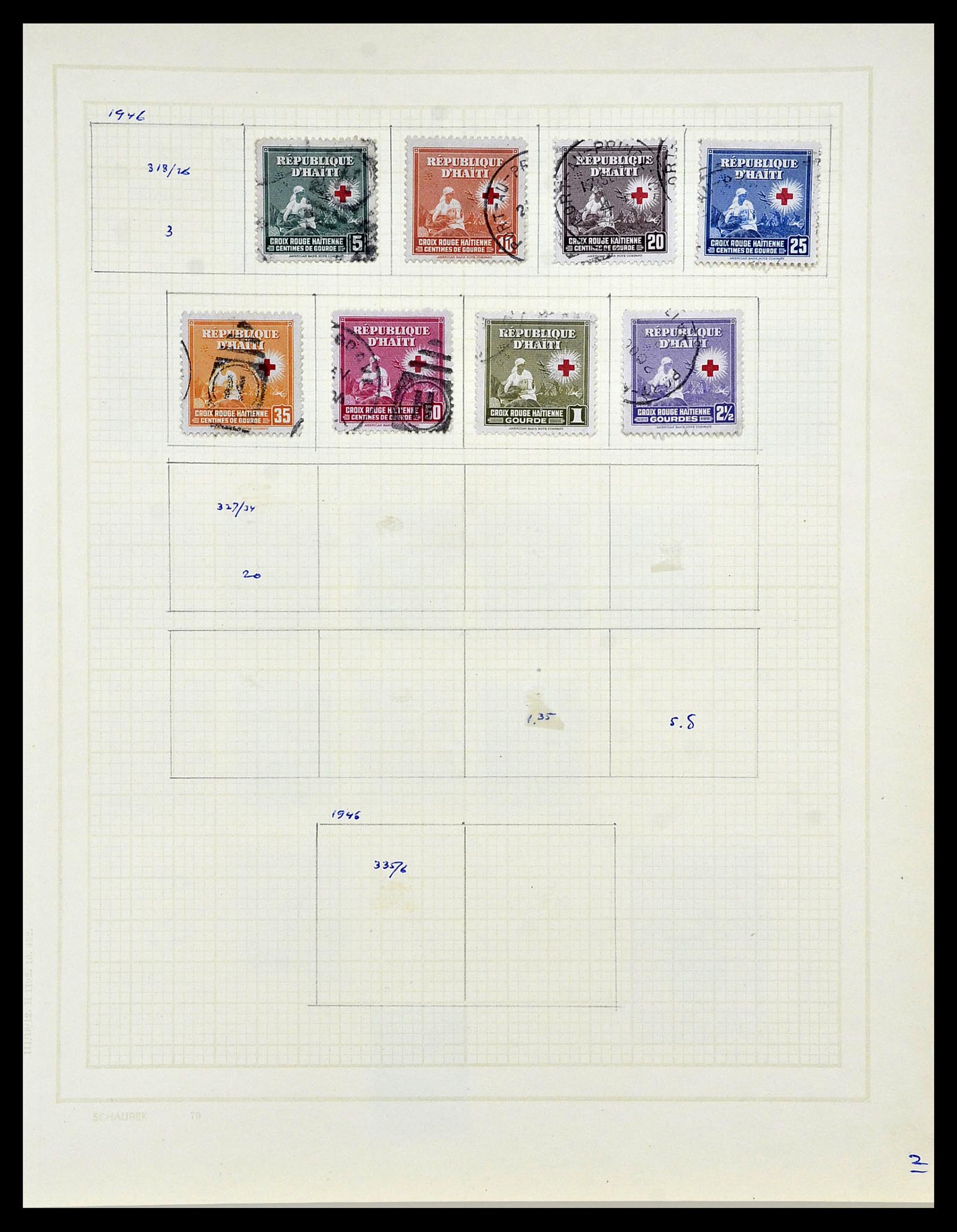 34078 015 - Stamp collection 34078 Haïti 1881-1970.