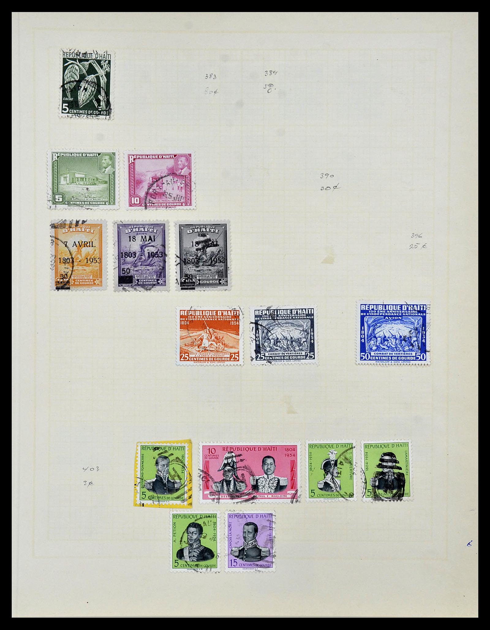 34078 019 - Stamp collection 34078 Haïti 1881-1970.