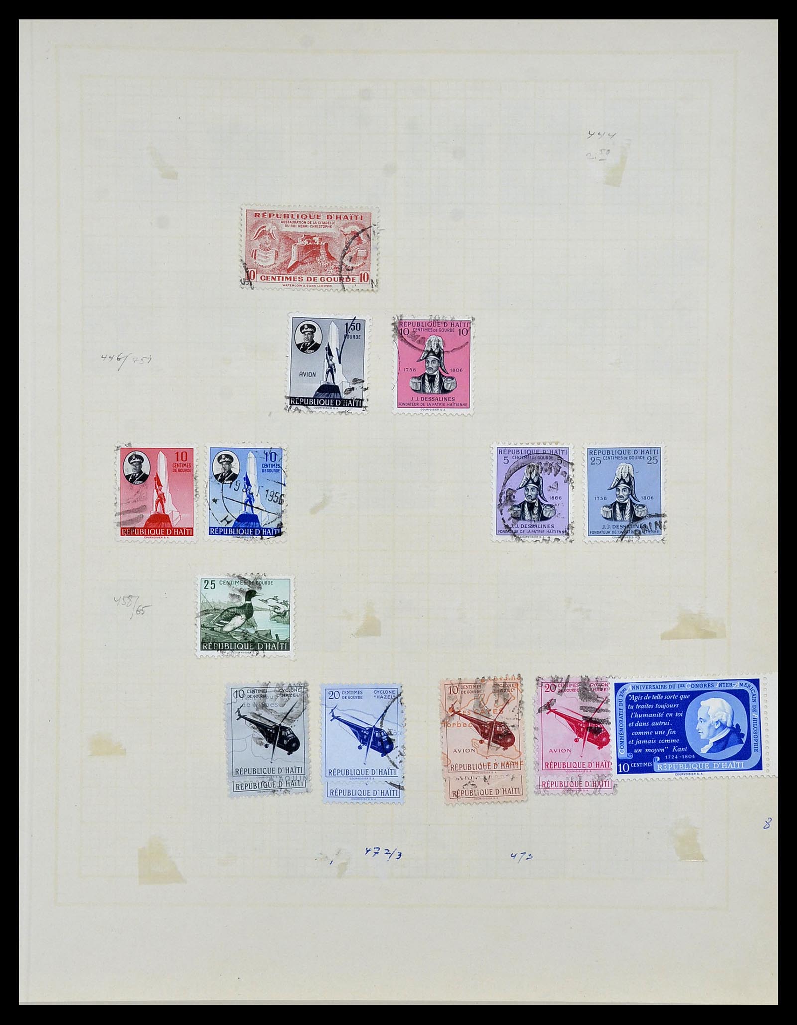 34078 021 - Postzegelverzameling 34078 Haïti 1881-1970.