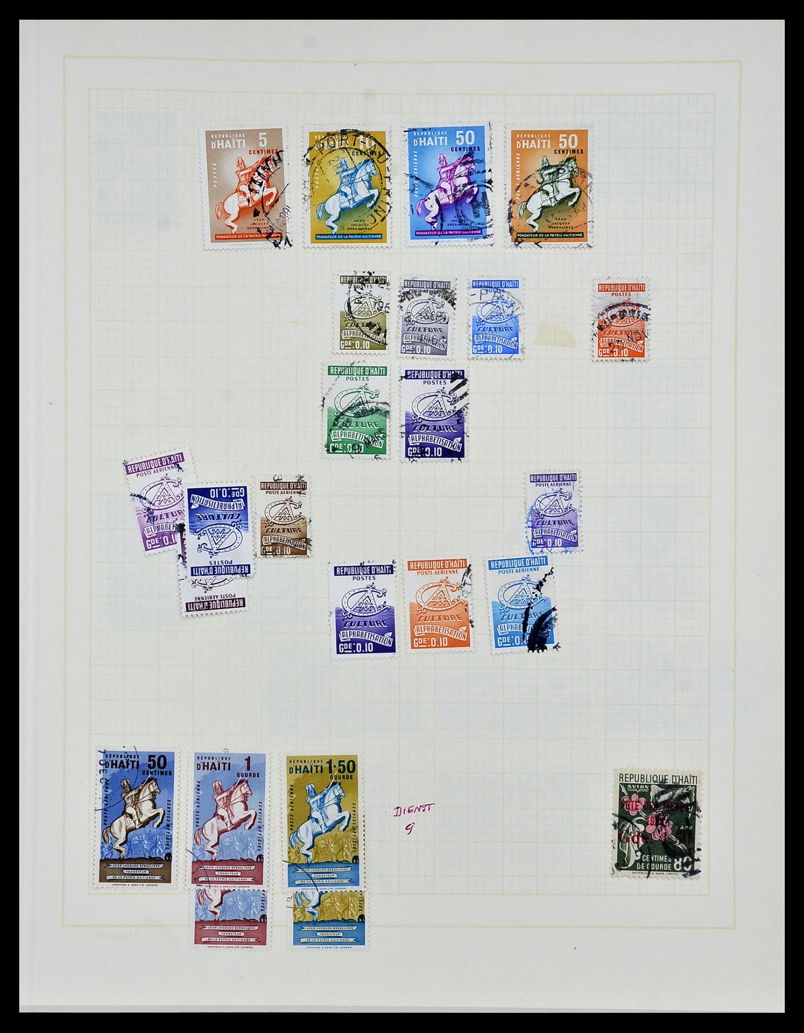 34078 032 - Stamp collection 34078 Haïti 1881-1970.