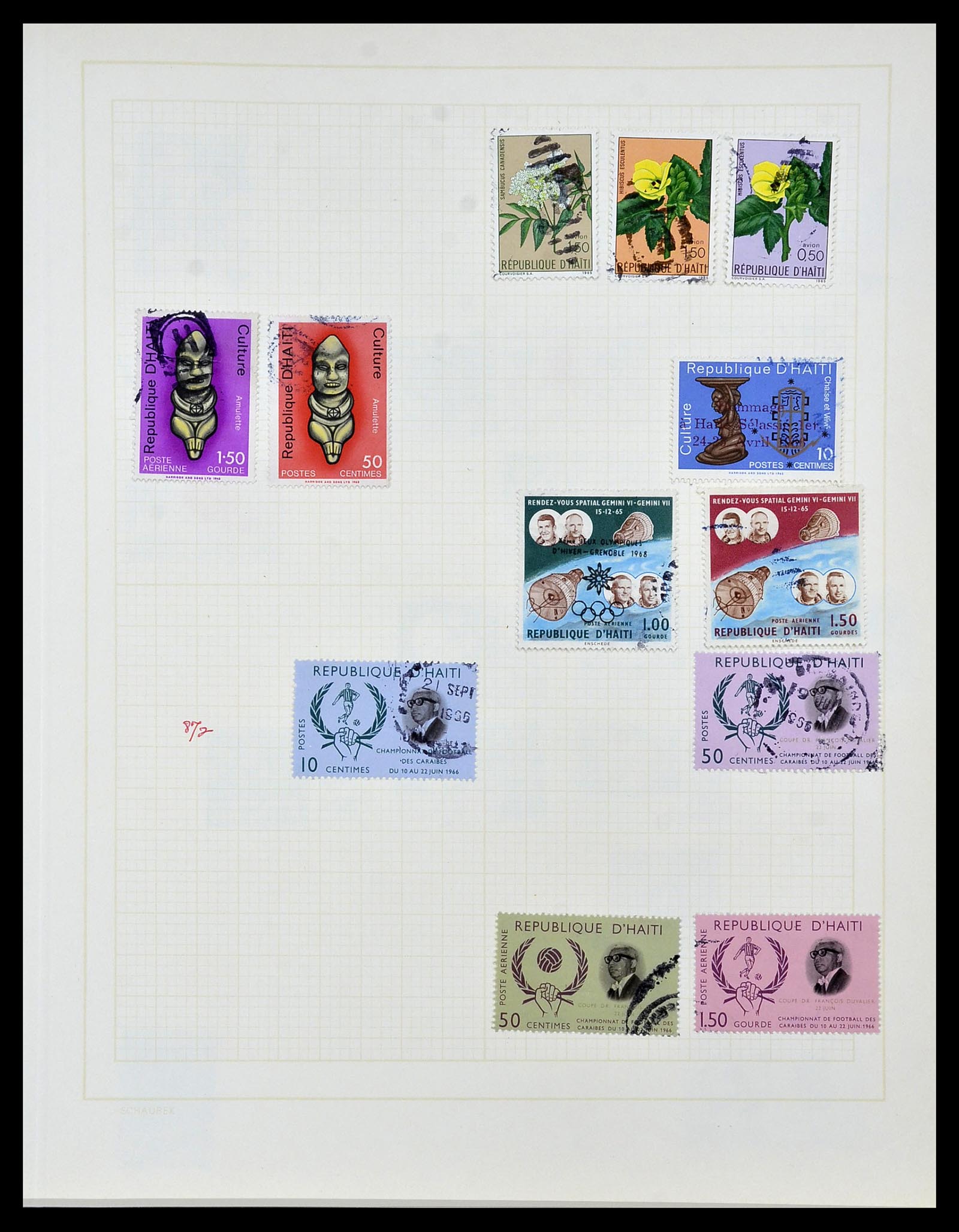 34078 035 - Stamp collection 34078 Haïti 1881-1970.