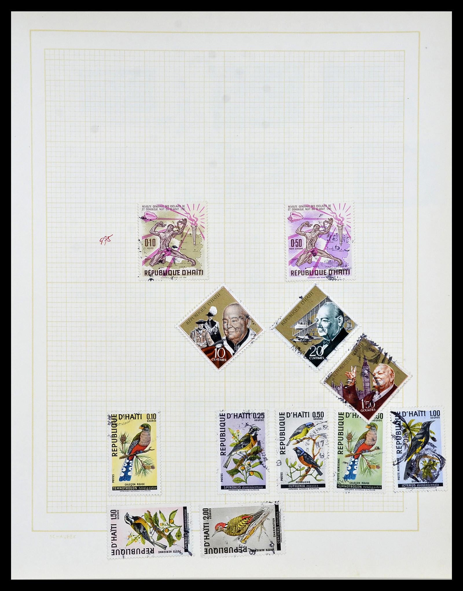 34078 039 - Stamp collection 34078 Haïti 1881-1970.