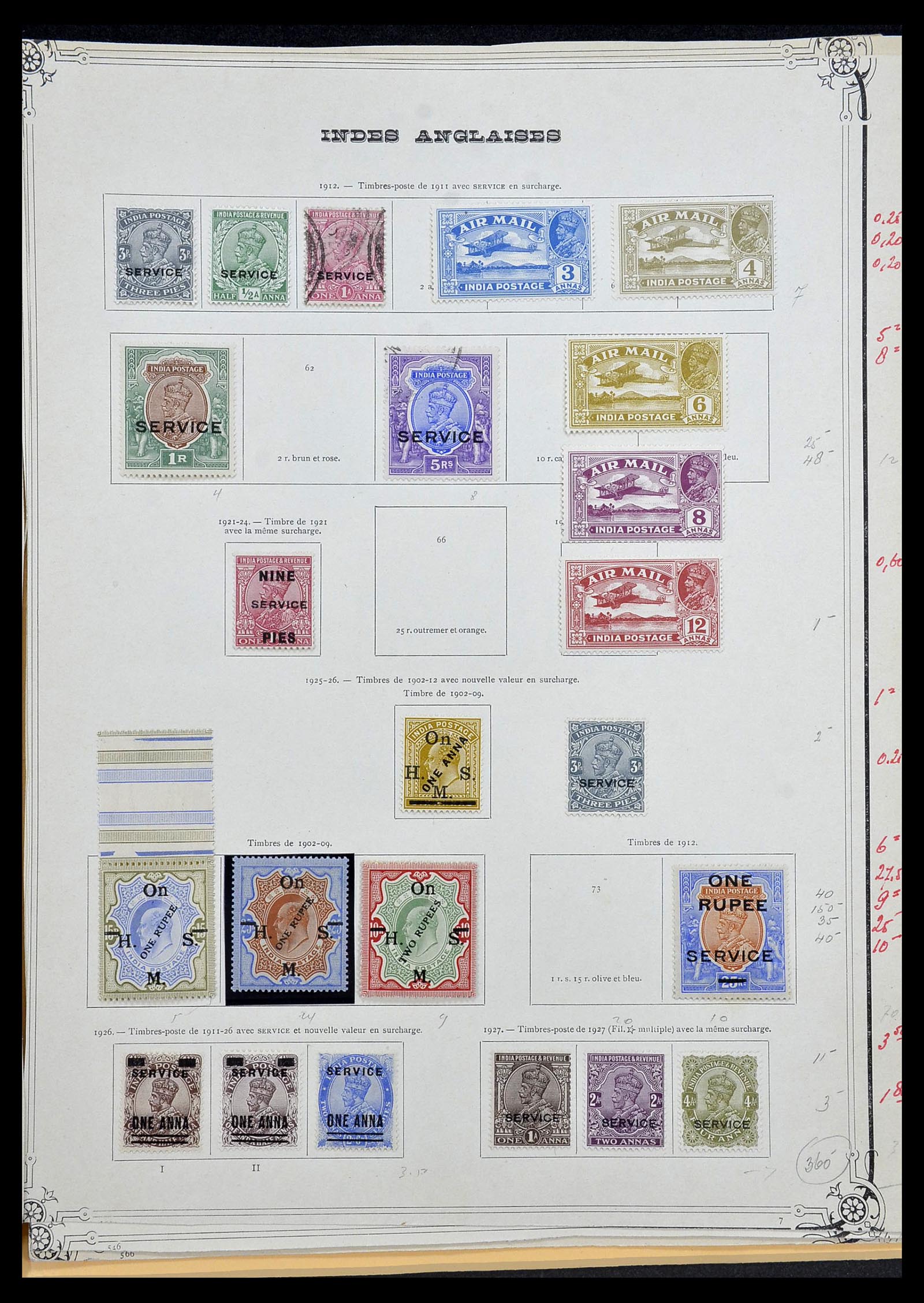 34079 006 - Stamp collection 34079 India 1855-1930.