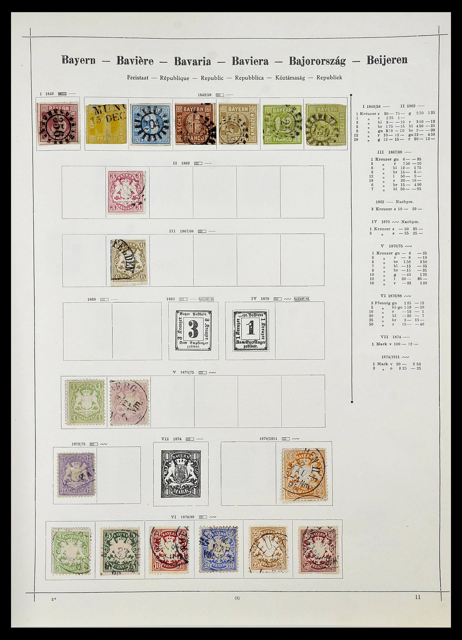 34080 004 - Postzegelverzameling 34080 Wereldverzameling 1840-1924.
