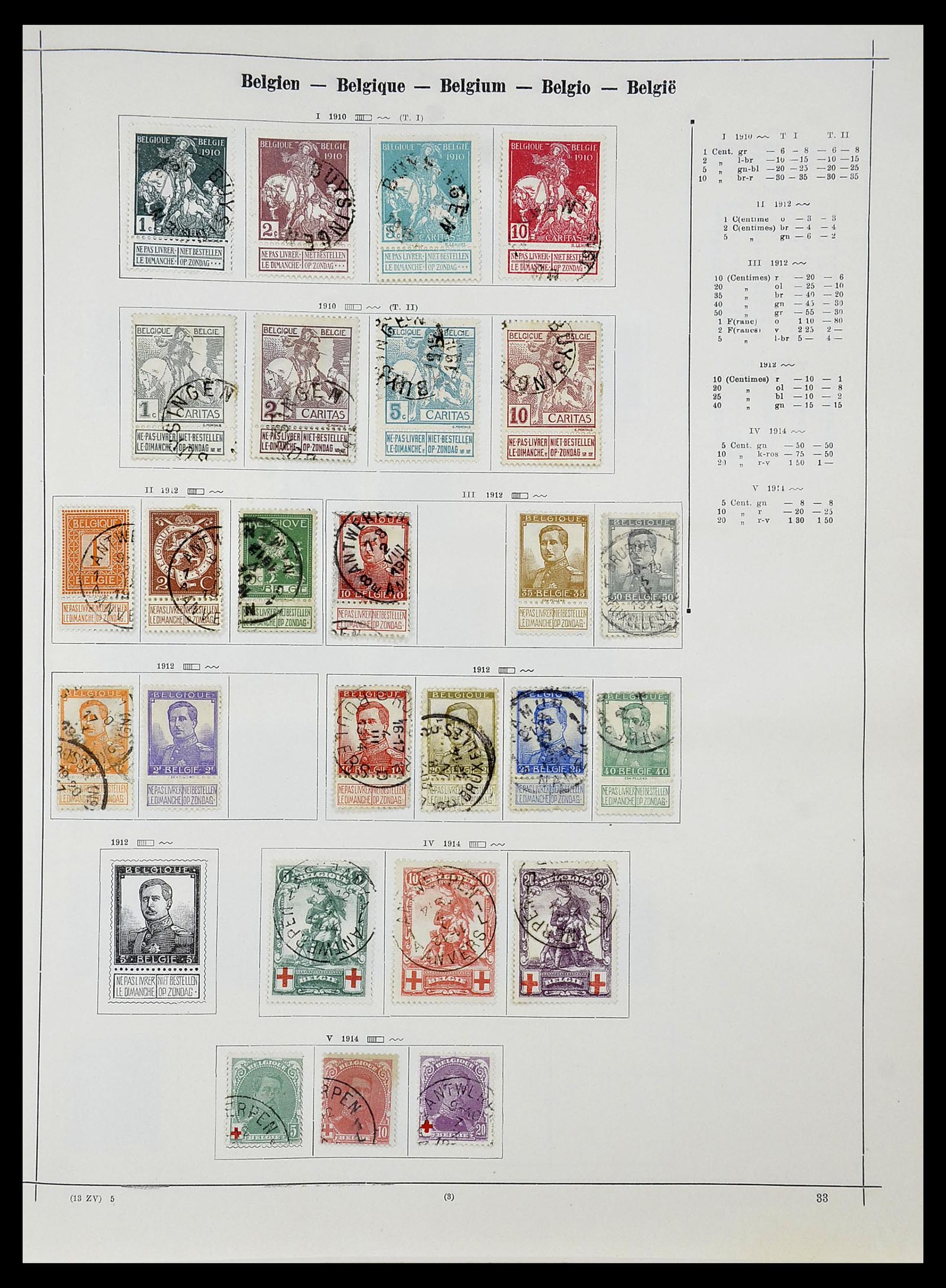 34080 015 - Postzegelverzameling 34080 Wereldverzameling 1840-1924.