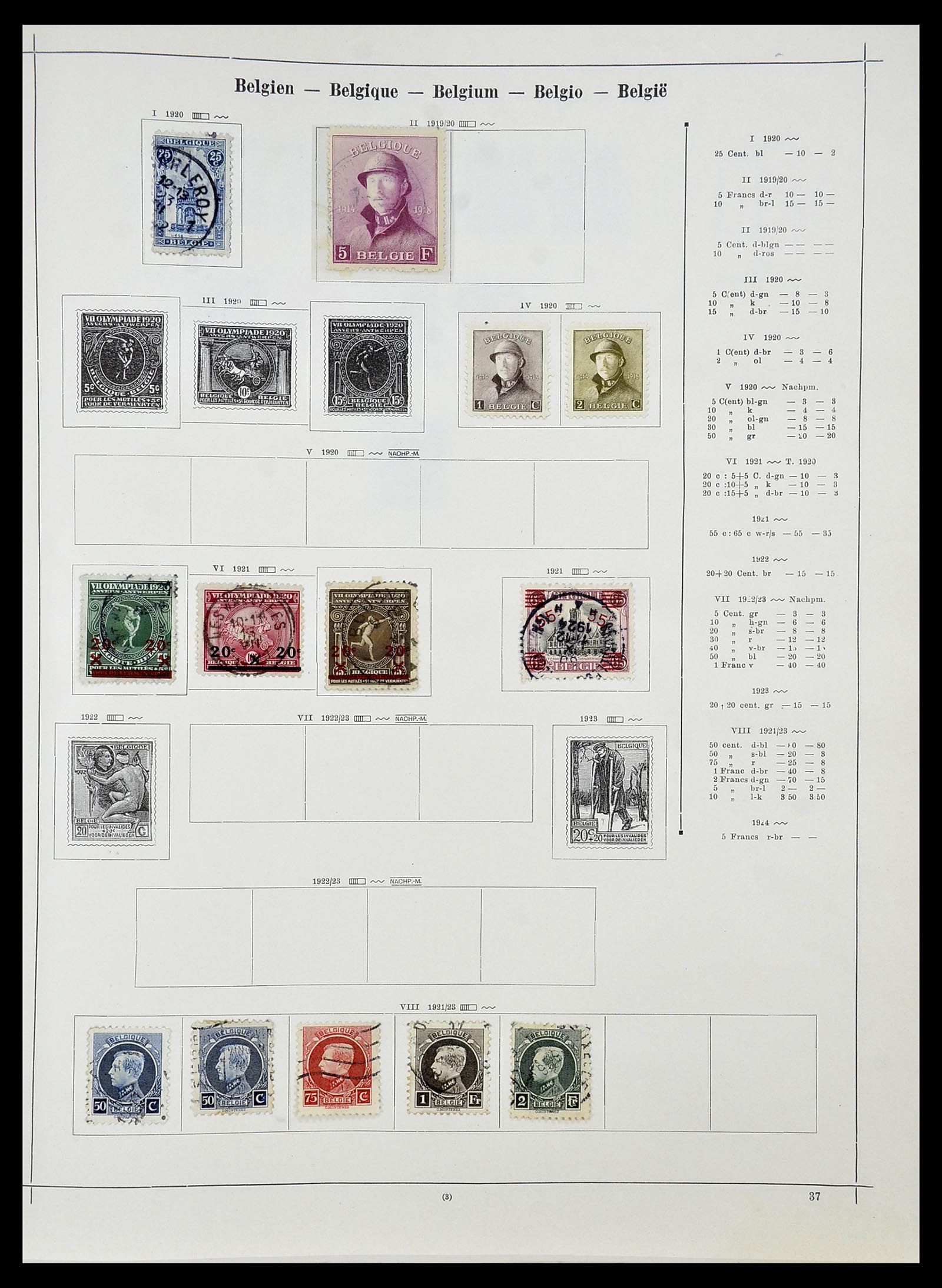34080 017 - Postzegelverzameling 34080 Wereldverzameling 1840-1924.