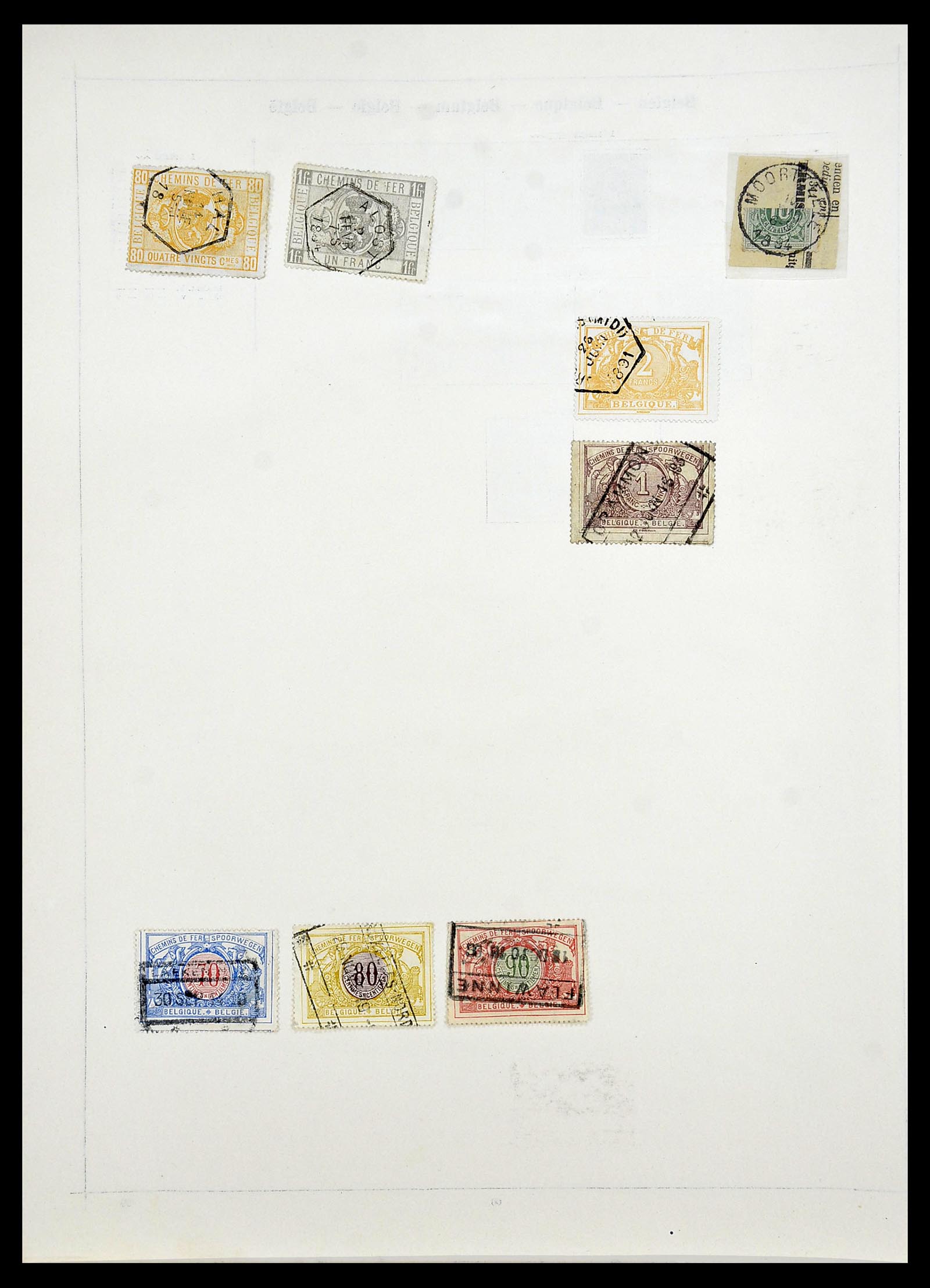 34080 019 - Postzegelverzameling 34080 Wereldverzameling 1840-1924.