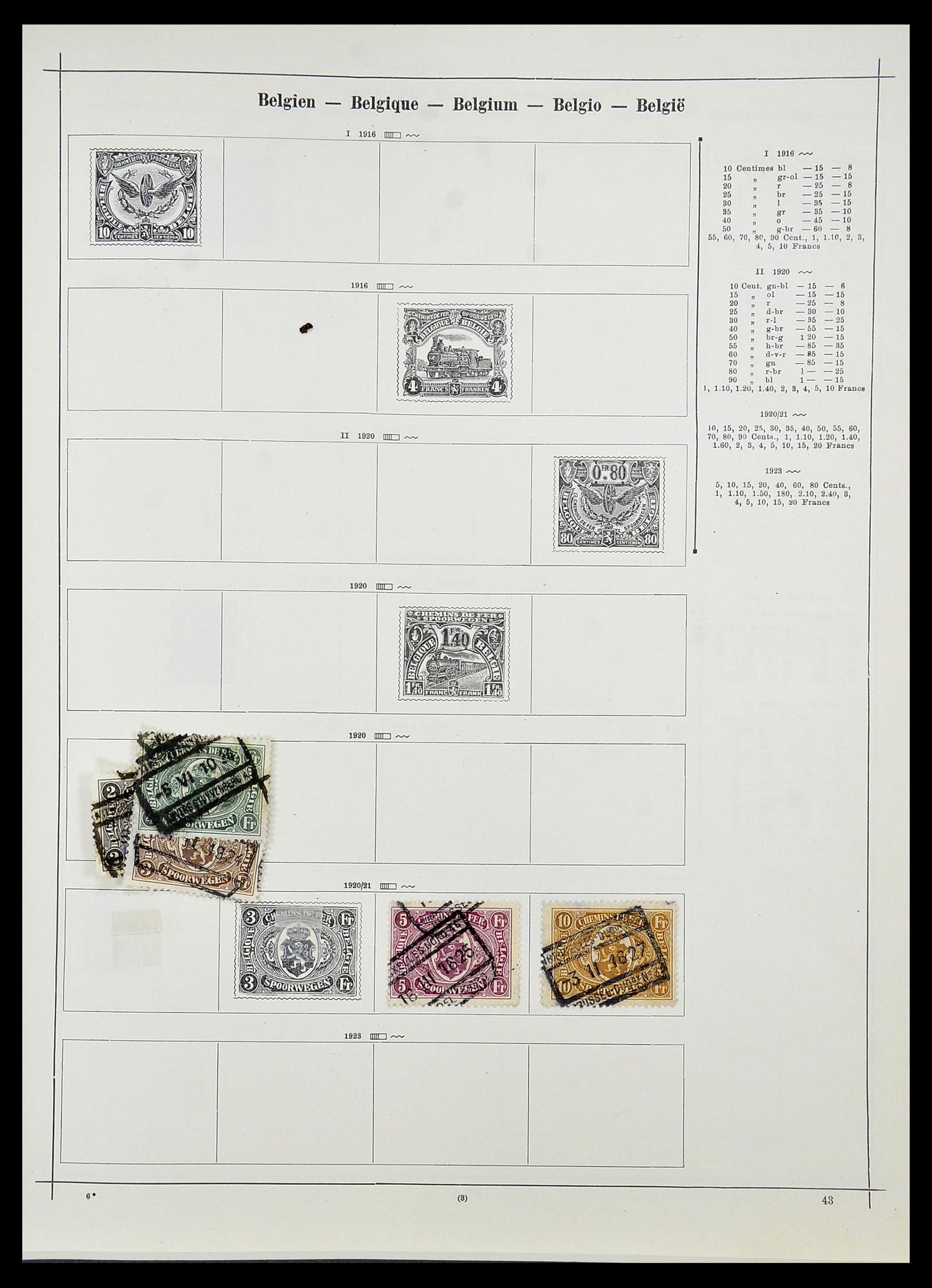 34080 021 - Postzegelverzameling 34080 Wereldverzameling 1840-1924.