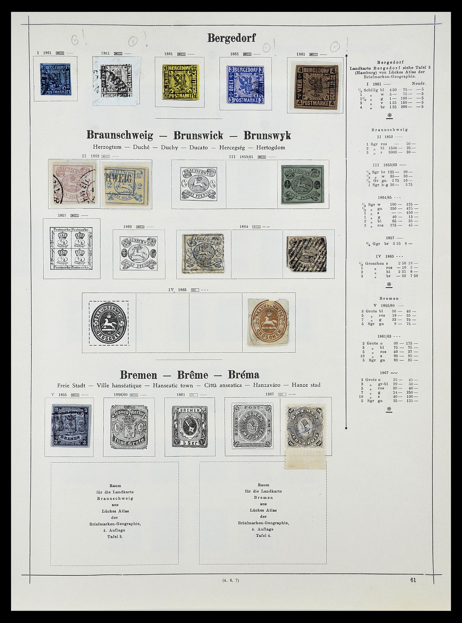 34080 031 - Postzegelverzameling 34080 Wereldverzameling 1840-1924.