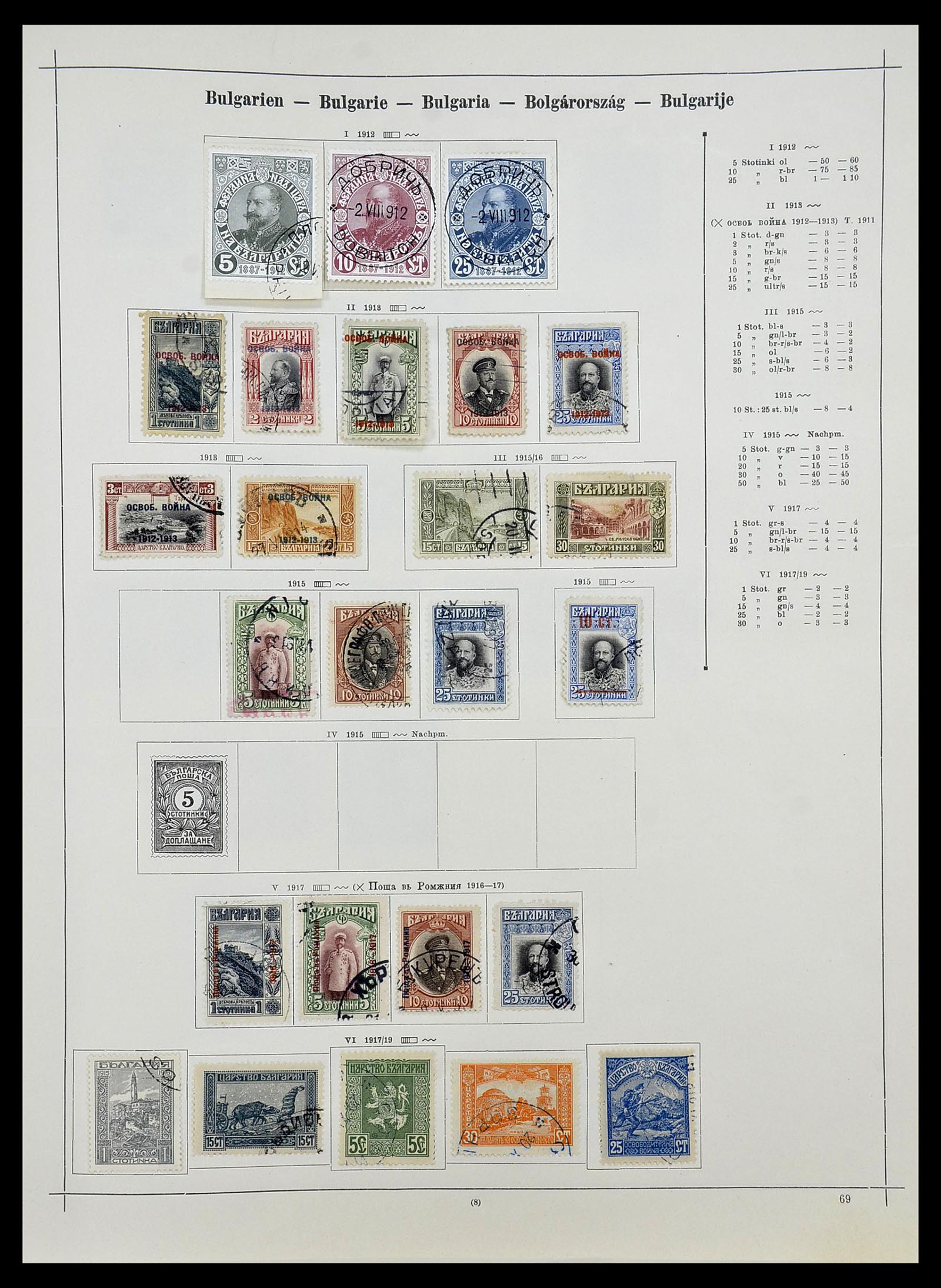 34080 037 - Stamp collection 34080 World collection 1840-1924.