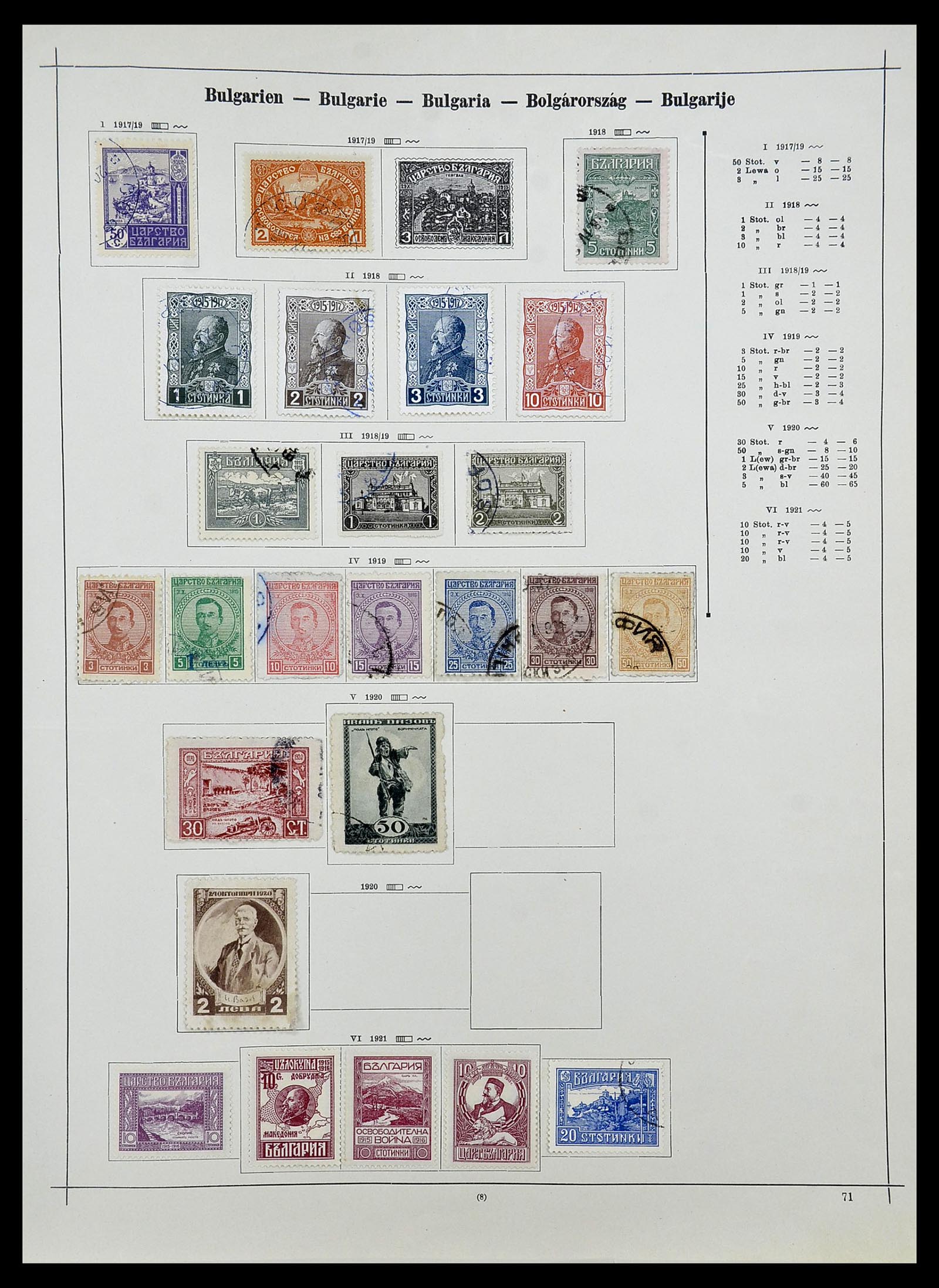 34080 038 - Stamp collection 34080 World collection 1840-1924.