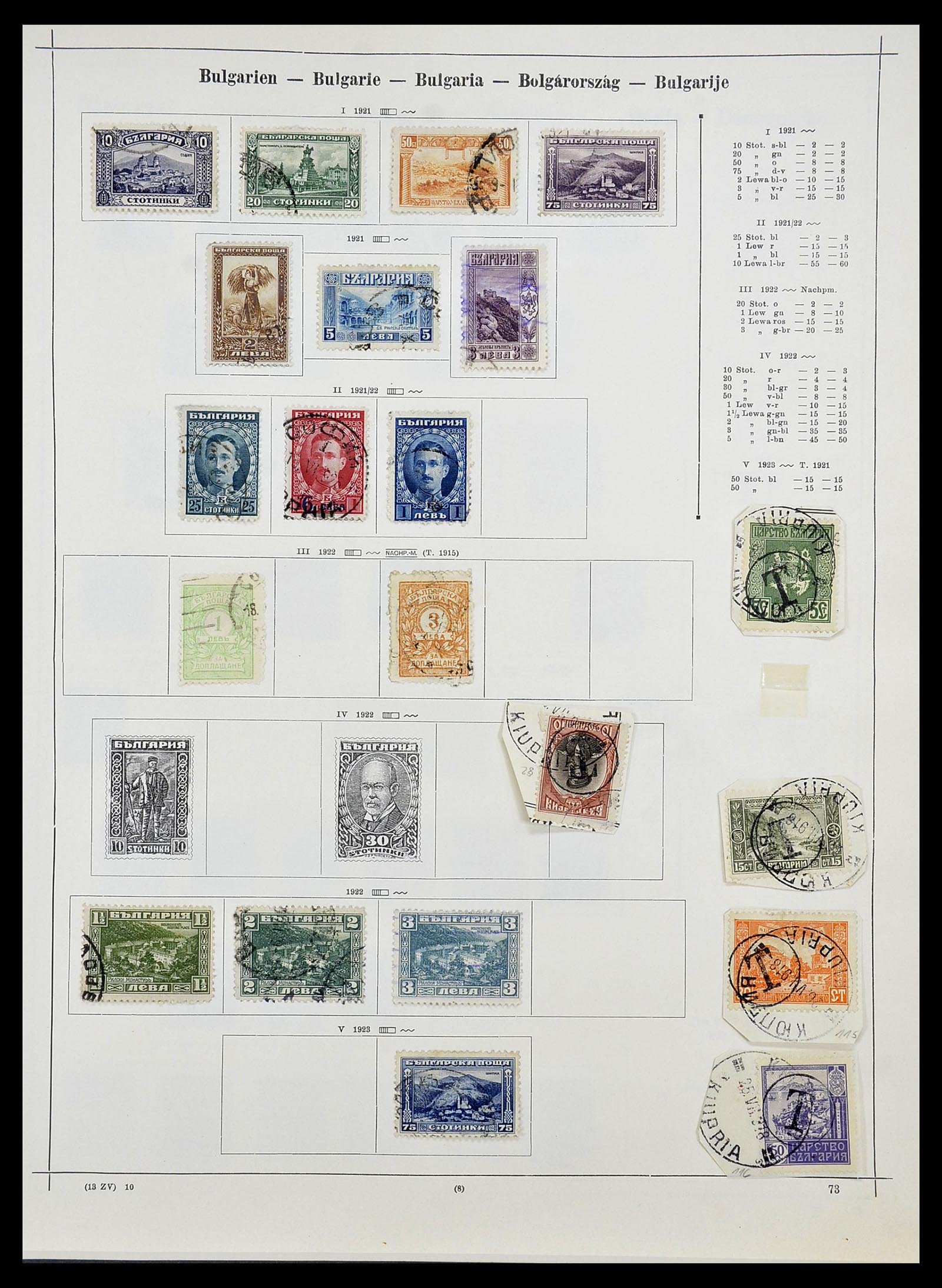 34080 039 - Postzegelverzameling 34080 Wereldverzameling 1840-1924.