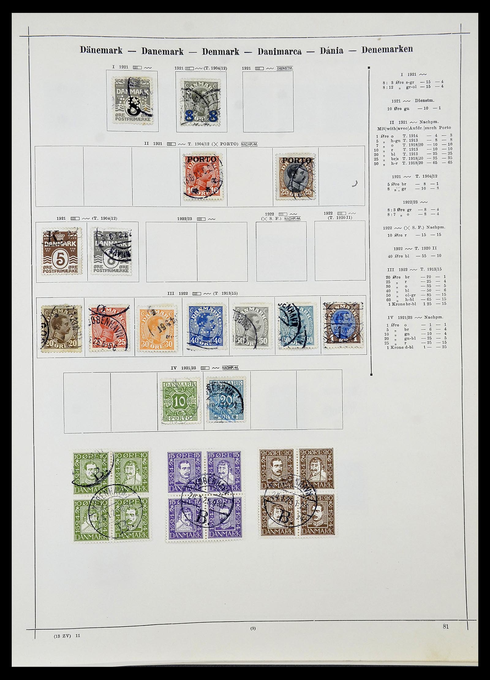 34080 044 - Stamp collection 34080 World collection 1840-1924.
