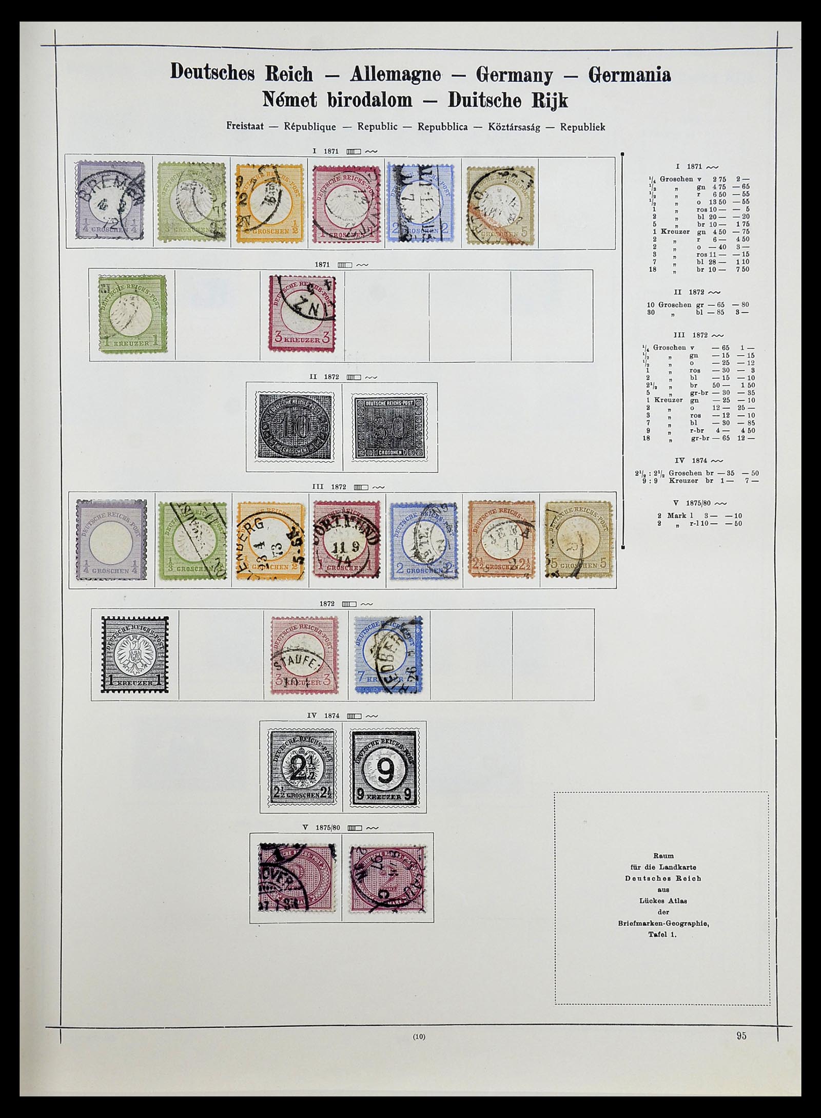 34080 052 - Postzegelverzameling 34080 Wereldverzameling 1840-1924.