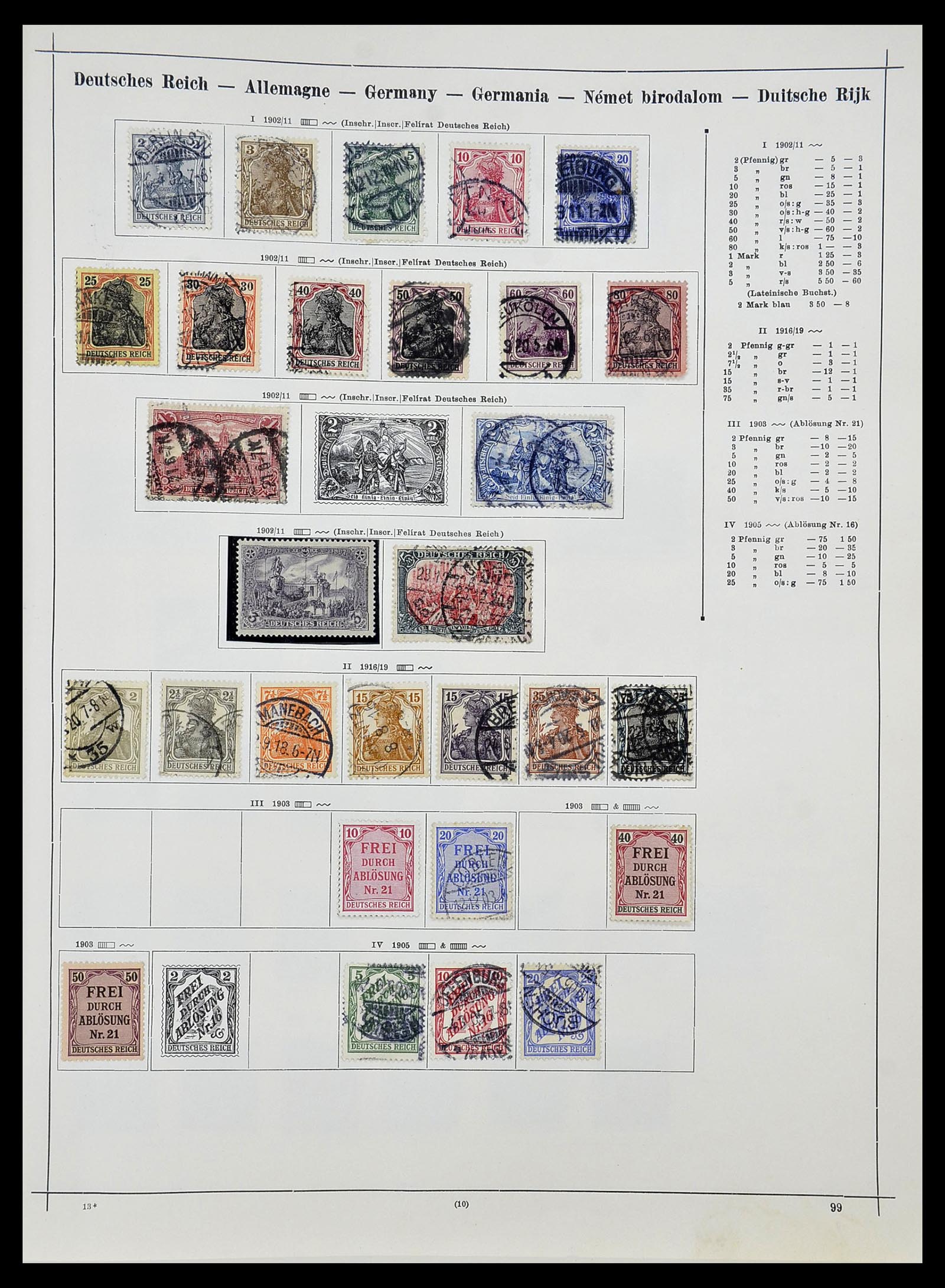 34080 054 - Postzegelverzameling 34080 Wereldverzameling 1840-1924.