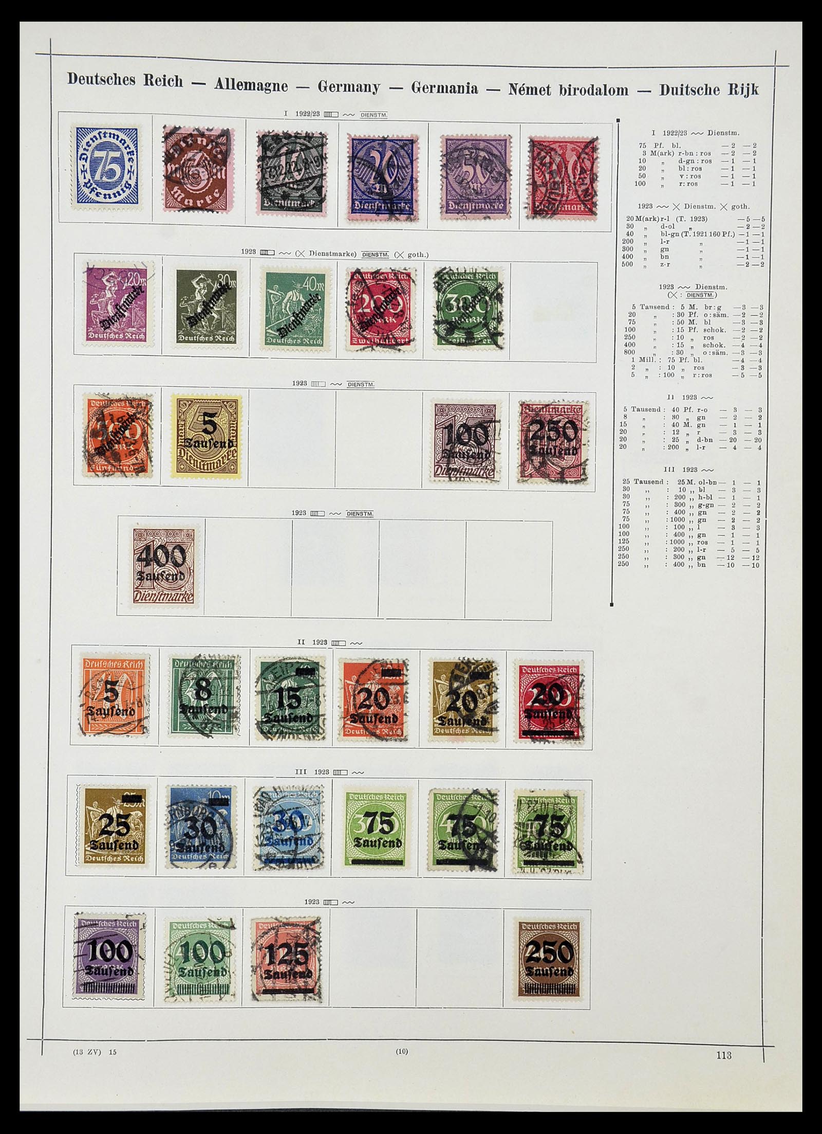34080 061 - Stamp collection 34080 World collection 1840-1924.
