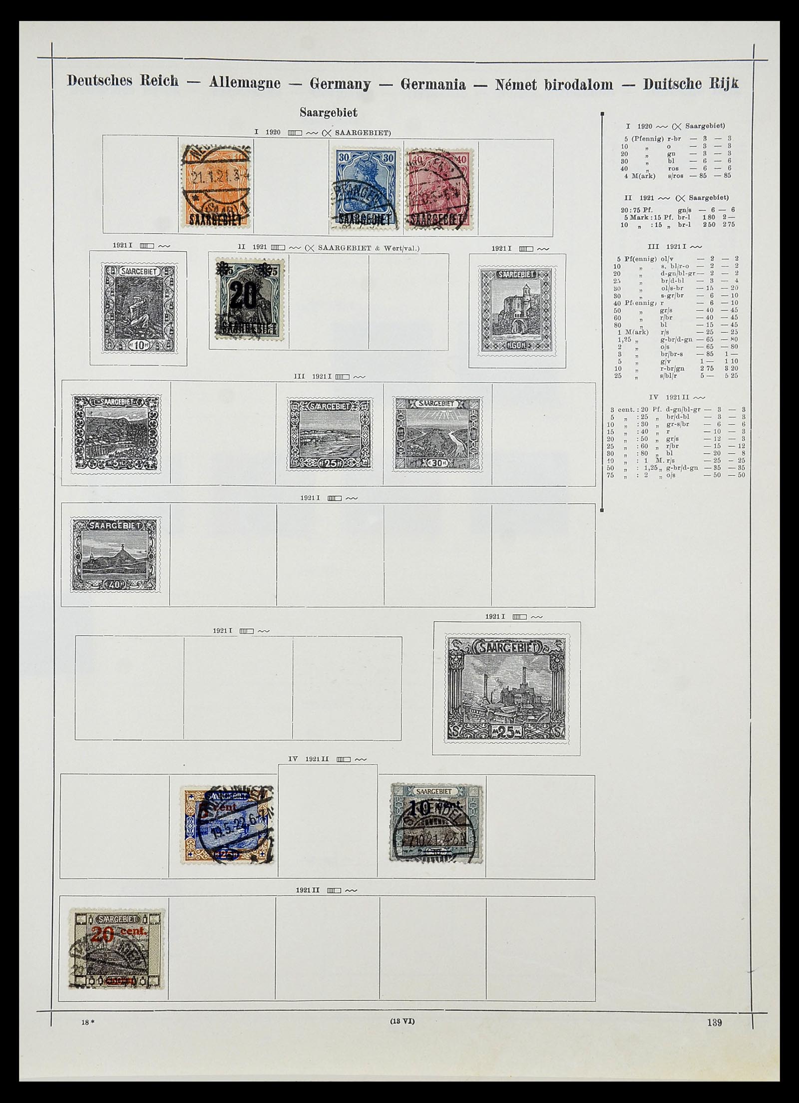 34080 074 - Stamp collection 34080 World collection 1840-1924.