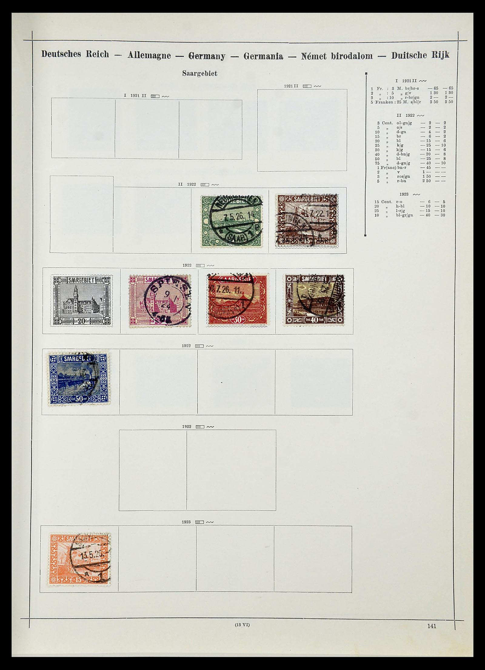 34080 075 - Stamp collection 34080 World collection 1840-1924.