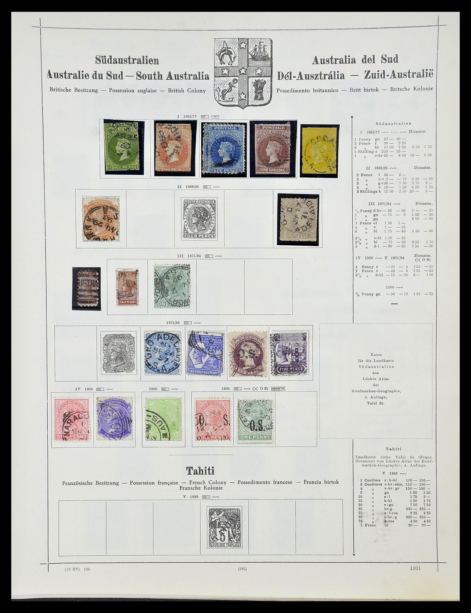 34080 681 - Postzegelverzameling 34080 Wereldverzameling 1840-1924.