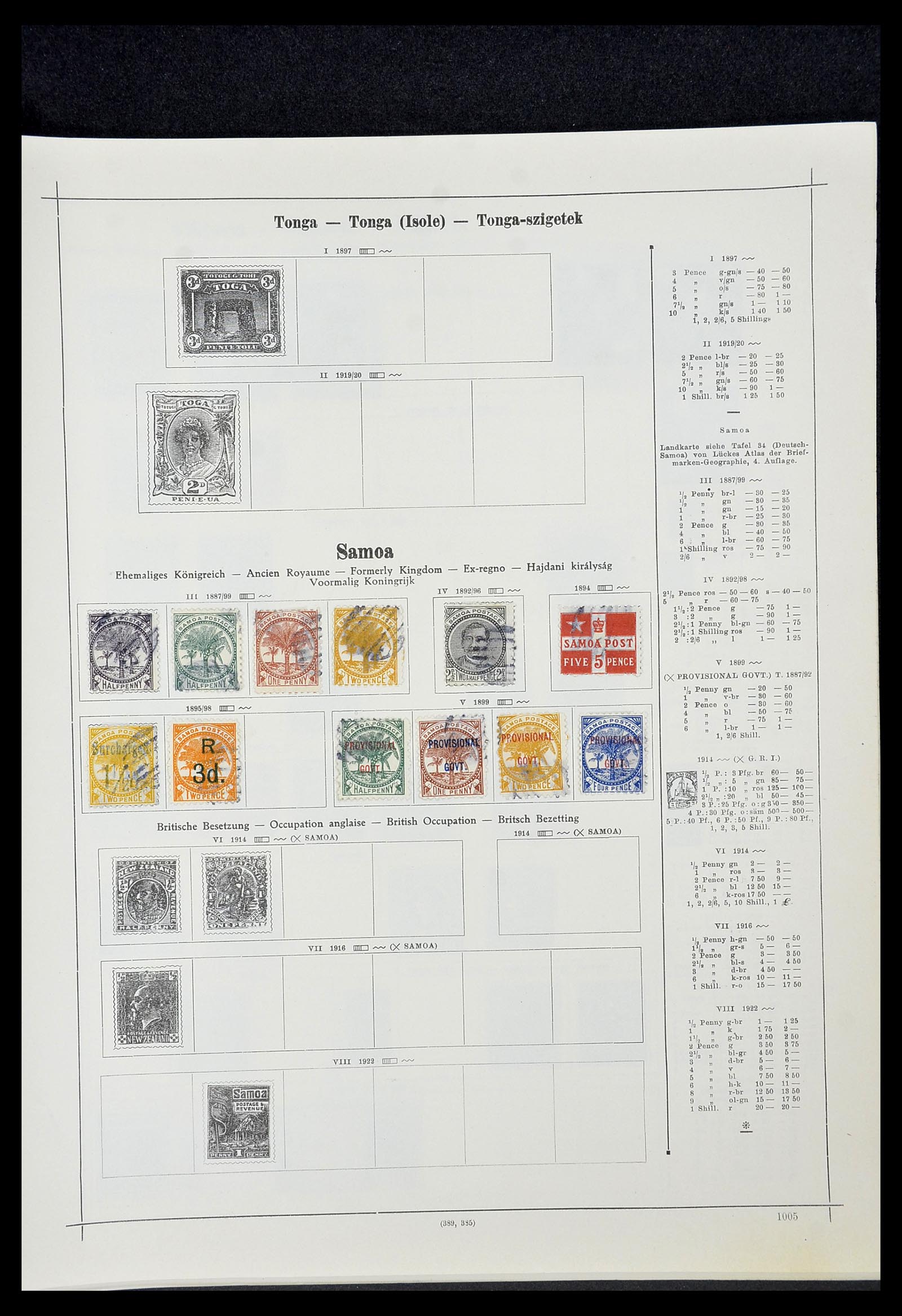34080 685 - Postzegelverzameling 34080 Wereldverzameling 1840-1924.