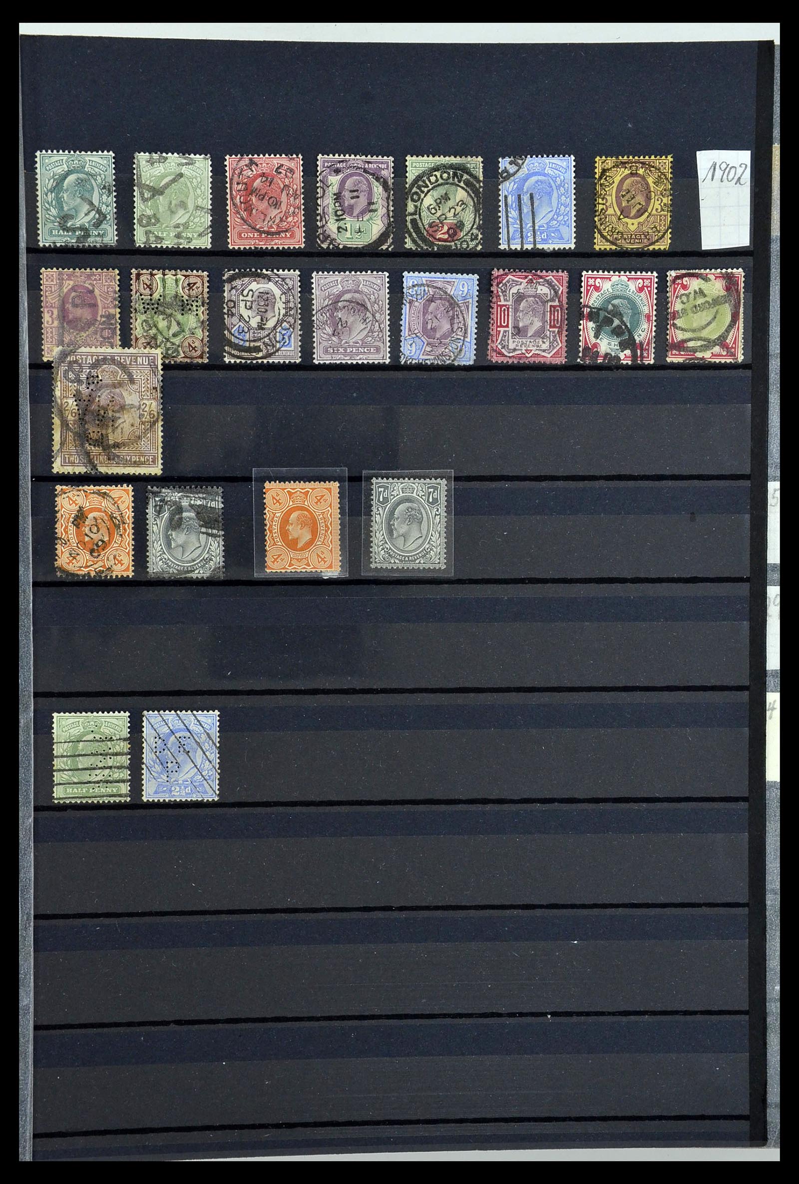34084 005 - Postzegelverzameling 34084 Engeland 1844-1997.