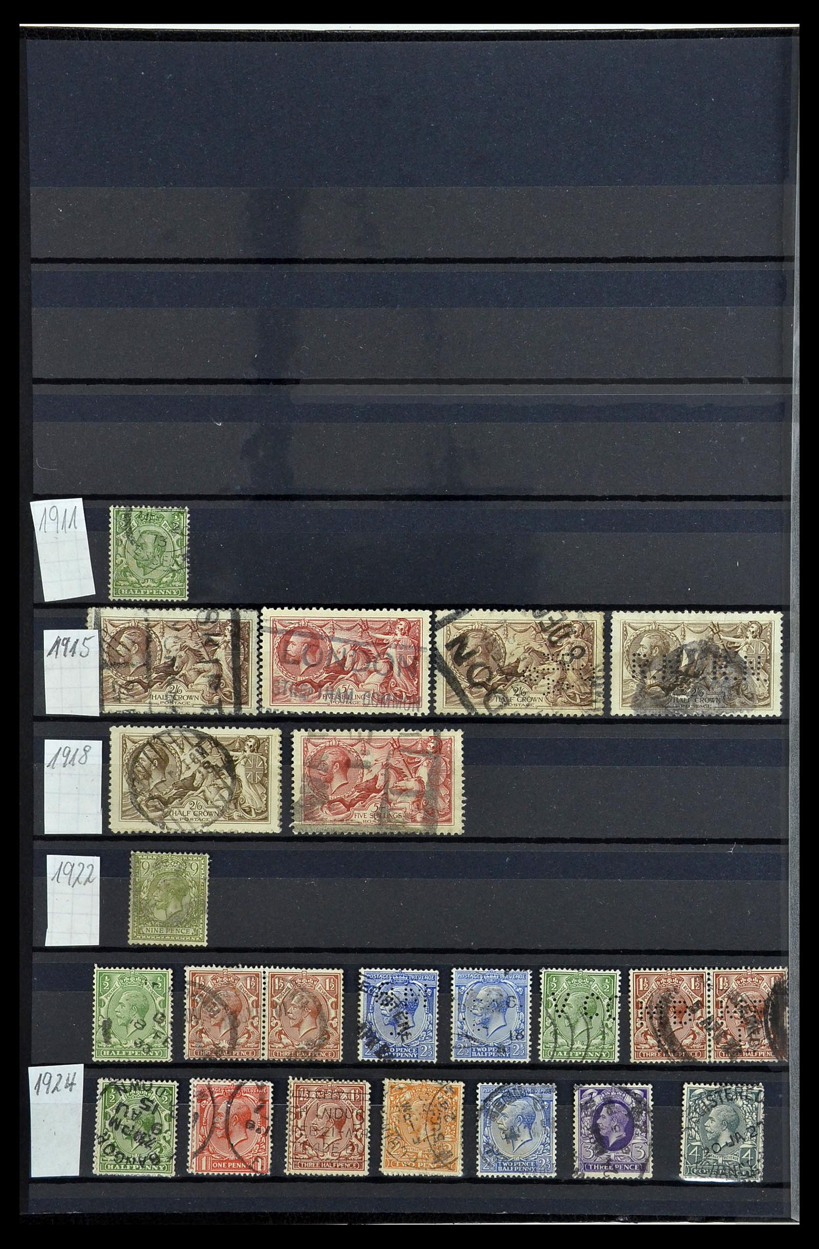 34084 006 - Postzegelverzameling 34084 Engeland 1844-1997.