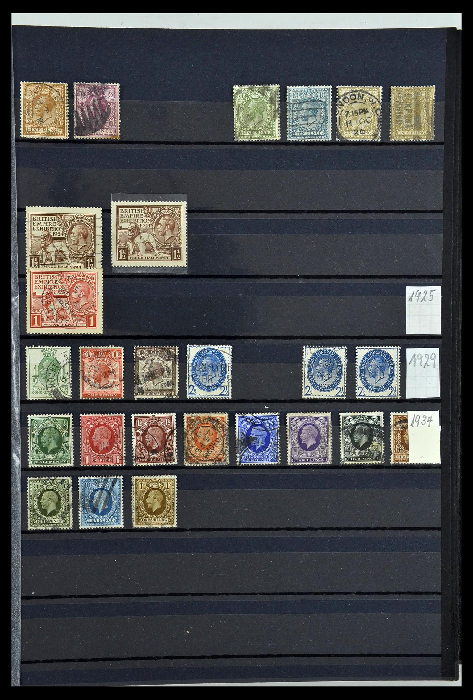 34084 007 - Postzegelverzameling 34084 Engeland 1844-1997.