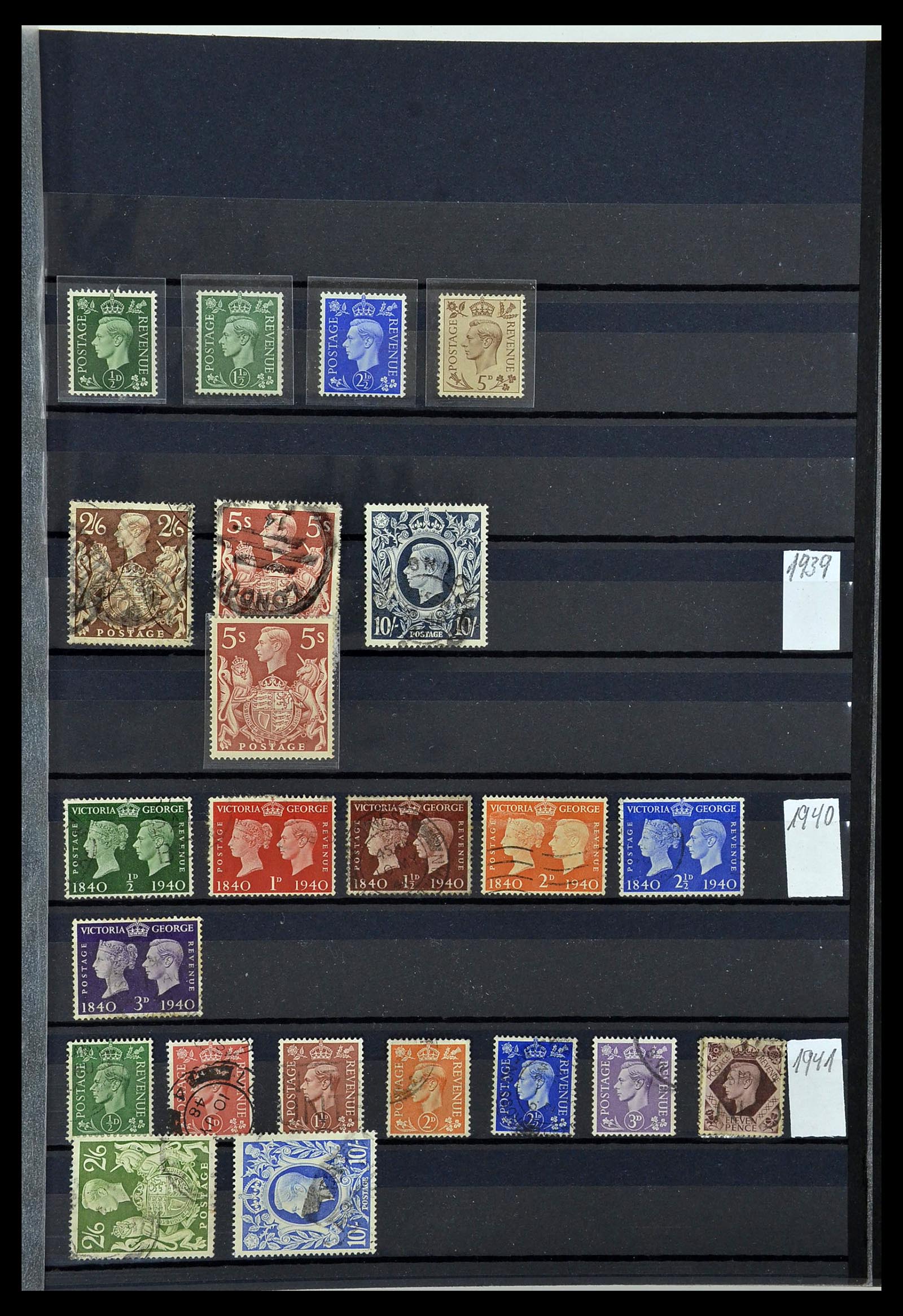 34084 009 - Postzegelverzameling 34084 Engeland 1844-1997.