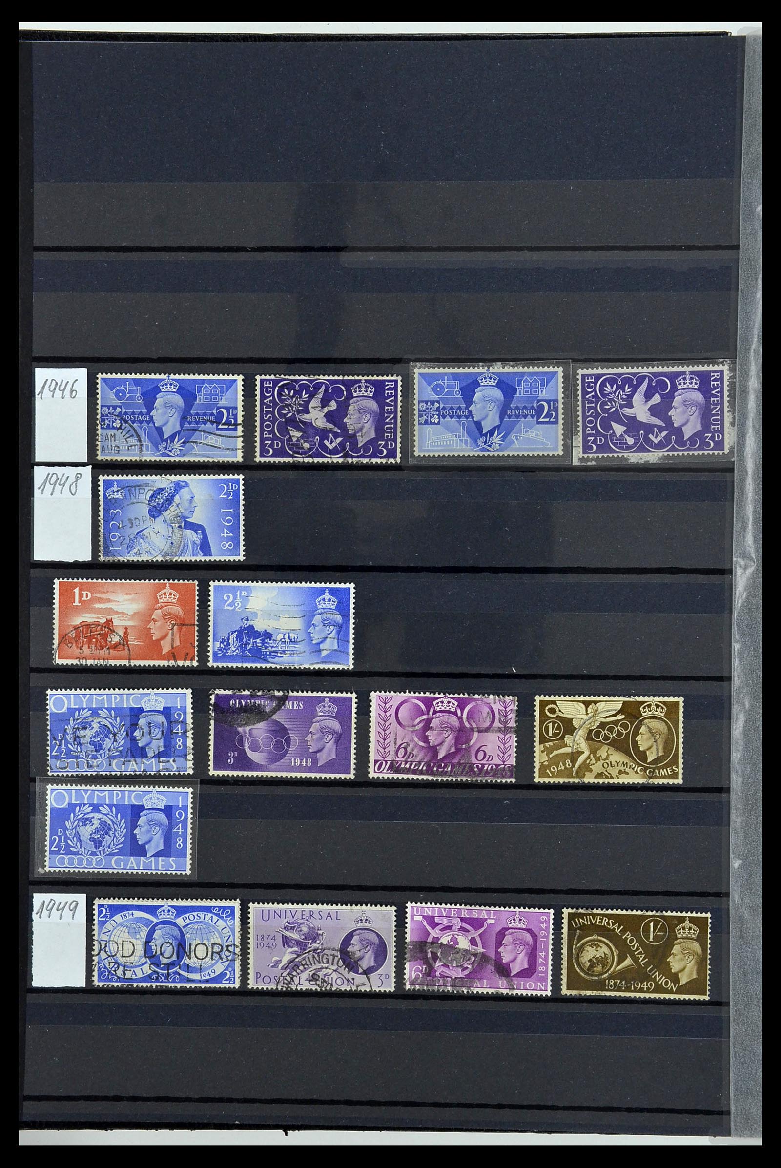 34084 010 - Postzegelverzameling 34084 Engeland 1844-1997.