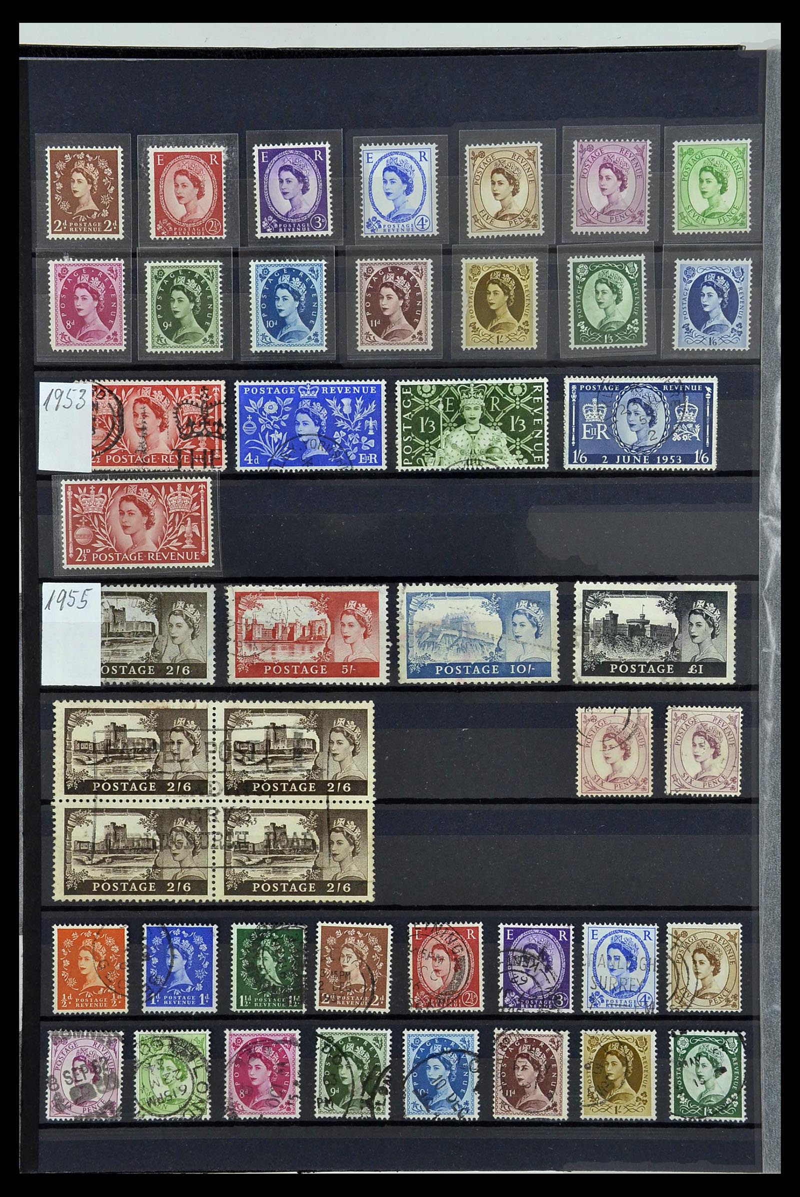 34084 012 - Postzegelverzameling 34084 Engeland 1844-1997.