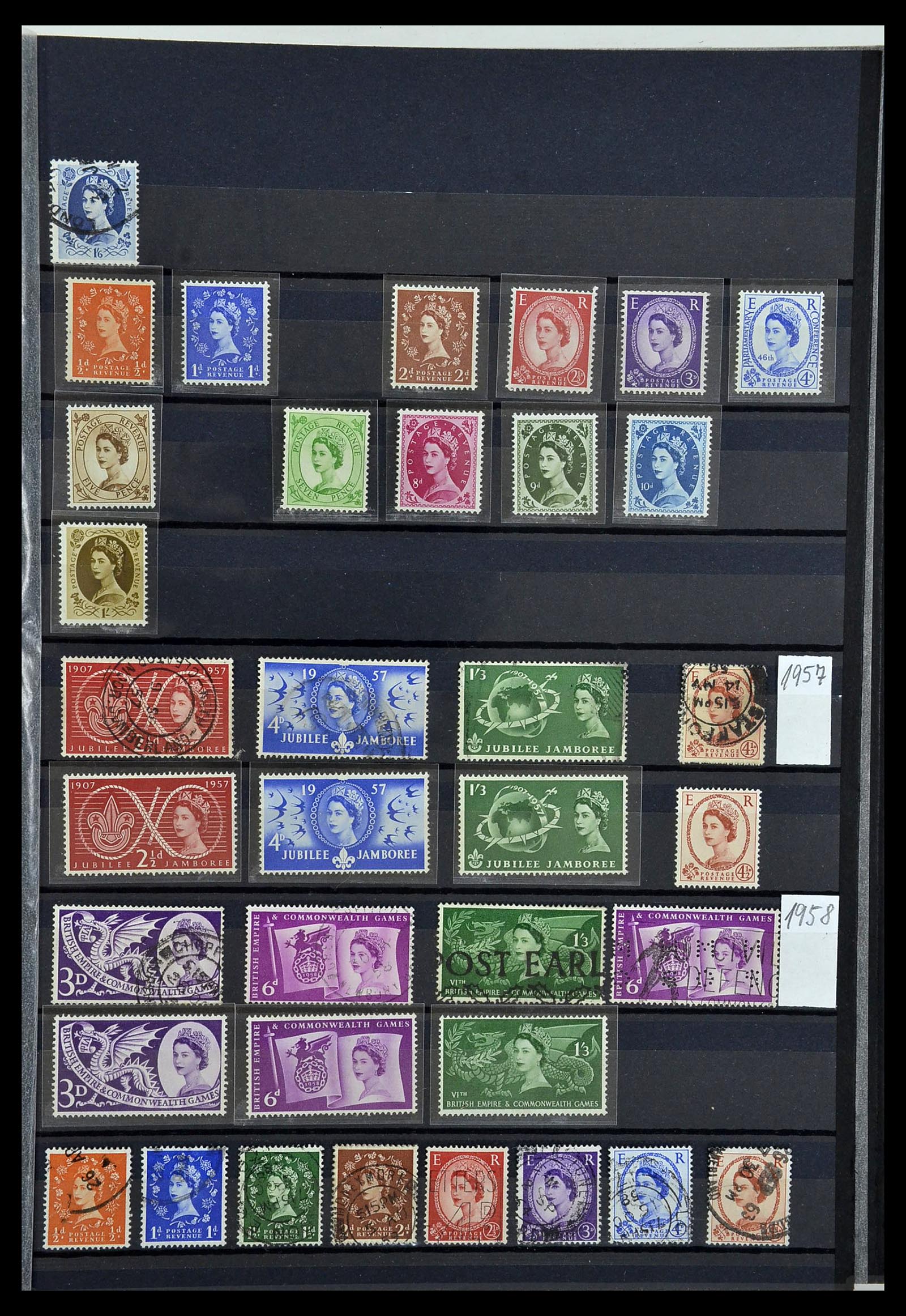 34084 013 - Postzegelverzameling 34084 Engeland 1844-1997.
