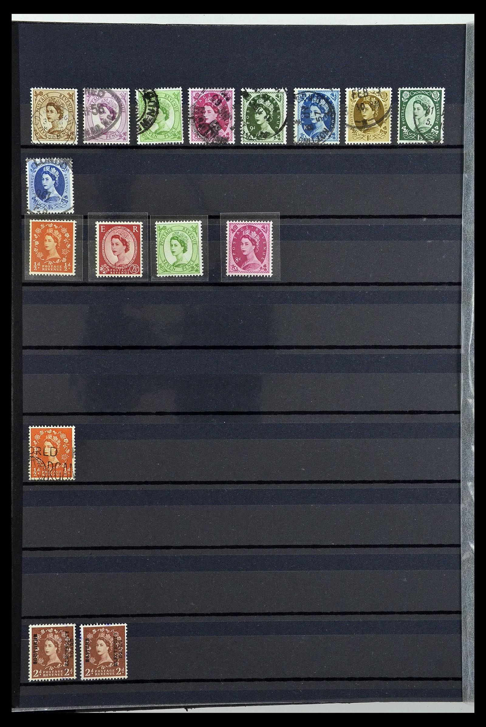 34084 014 - Postzegelverzameling 34084 Engeland 1844-1997.